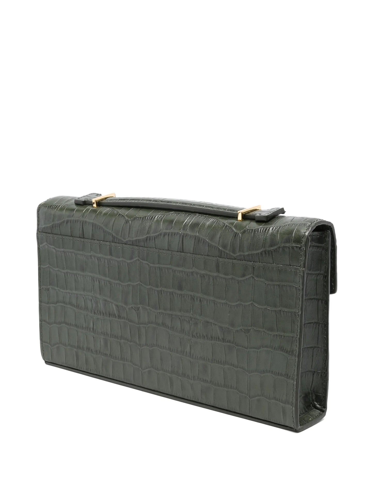 Vancouver croc-effect clutch
