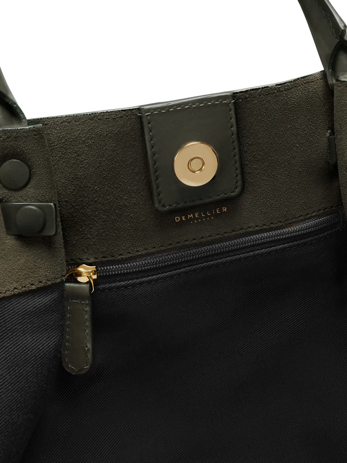 midi New York suede tote bag
