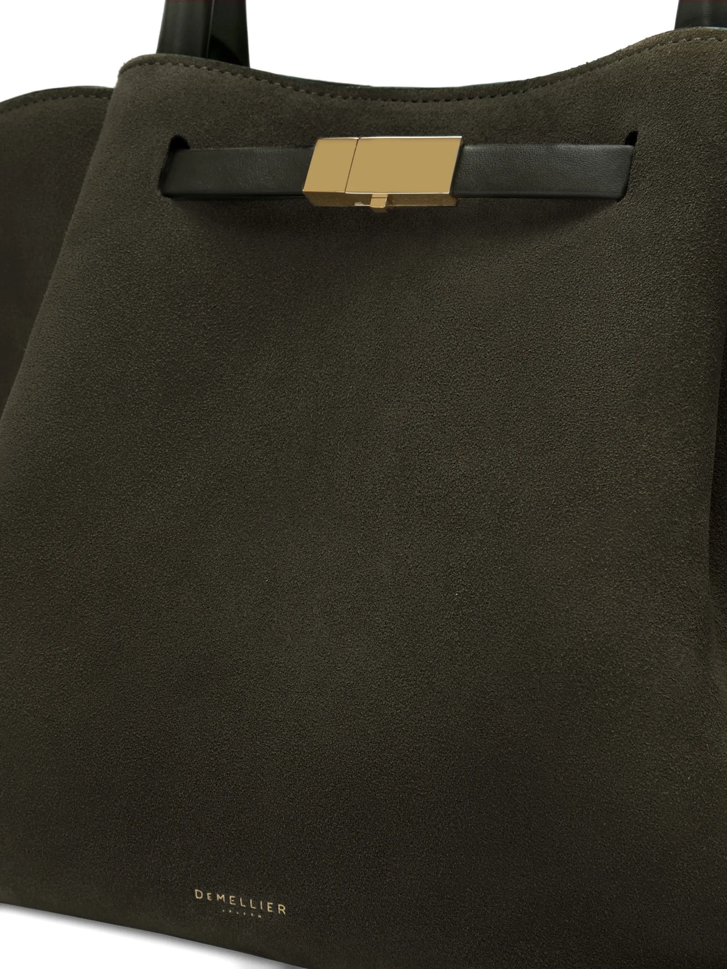 midi New York suede tote bag