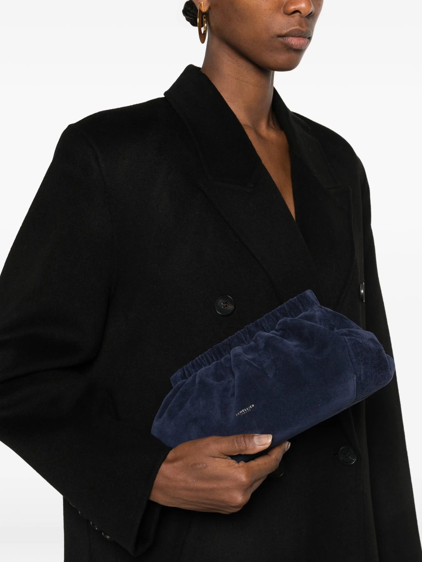 Miami suede clutch bag
