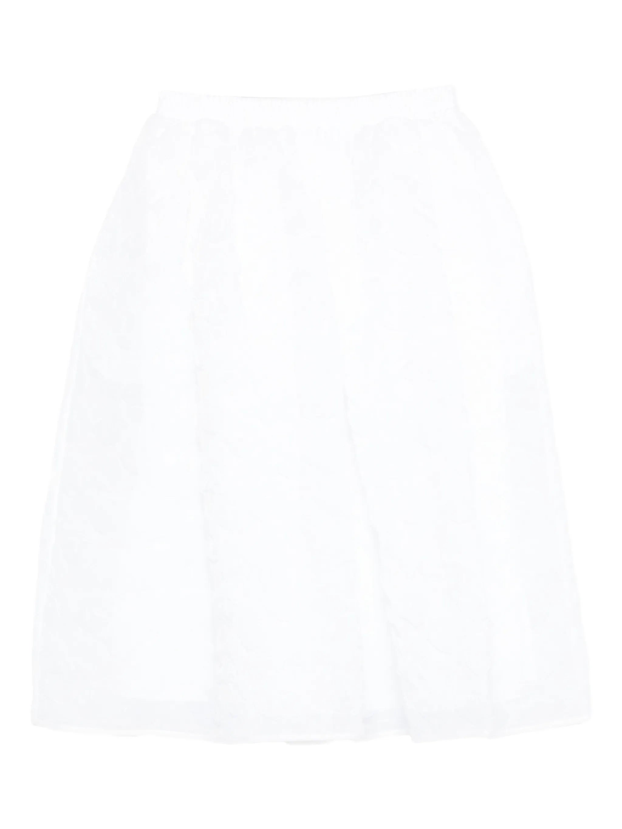 white midi skirt