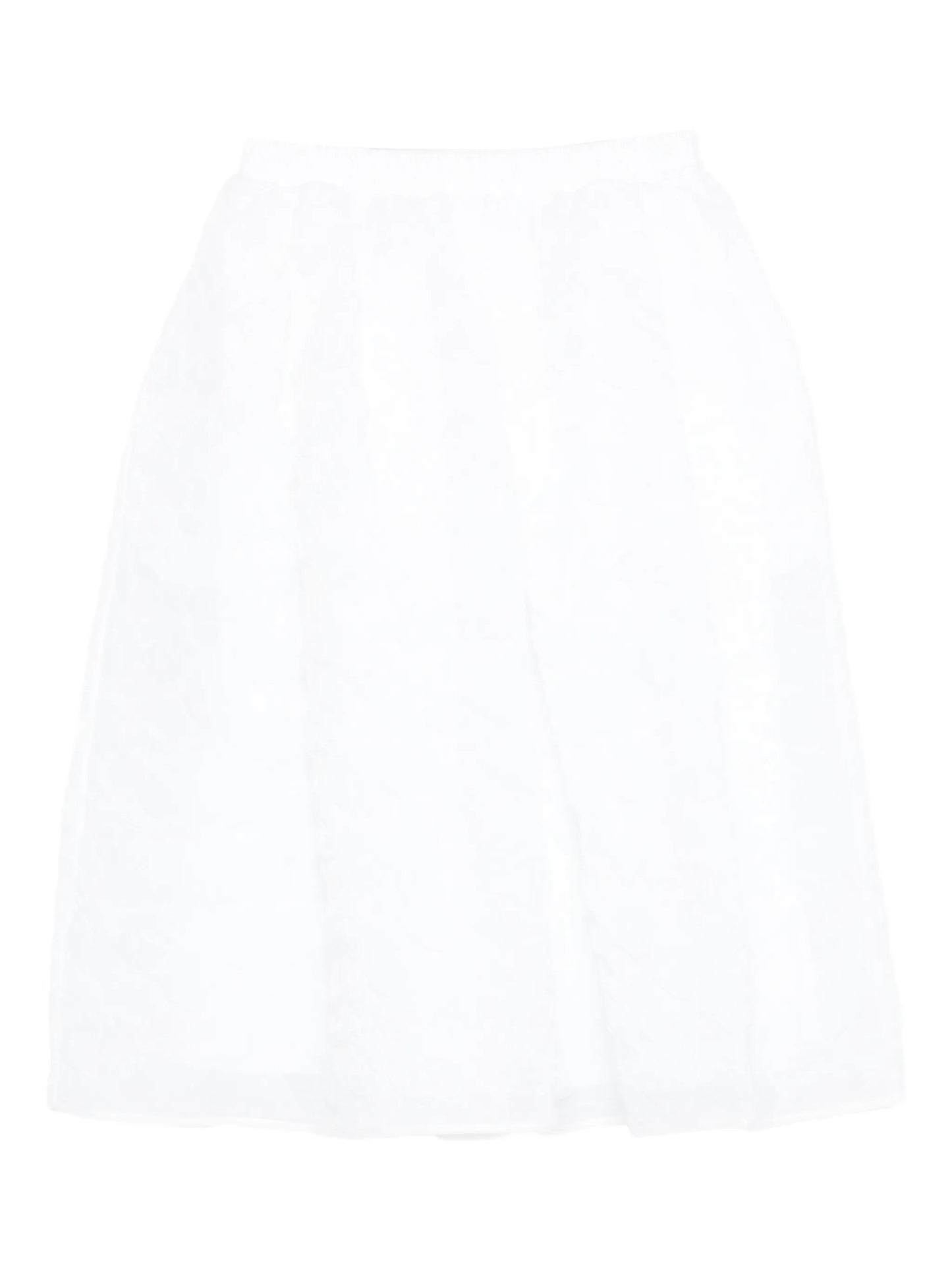 white midi skirt