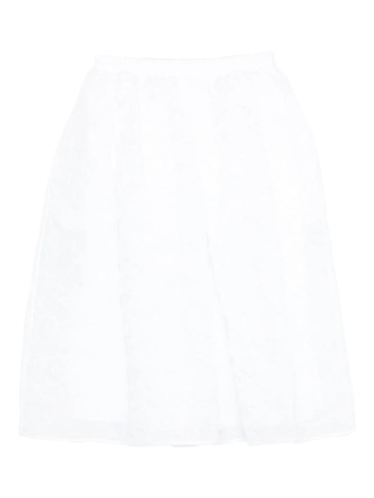 white midi skirt