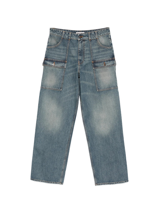 multi-pocket jeans