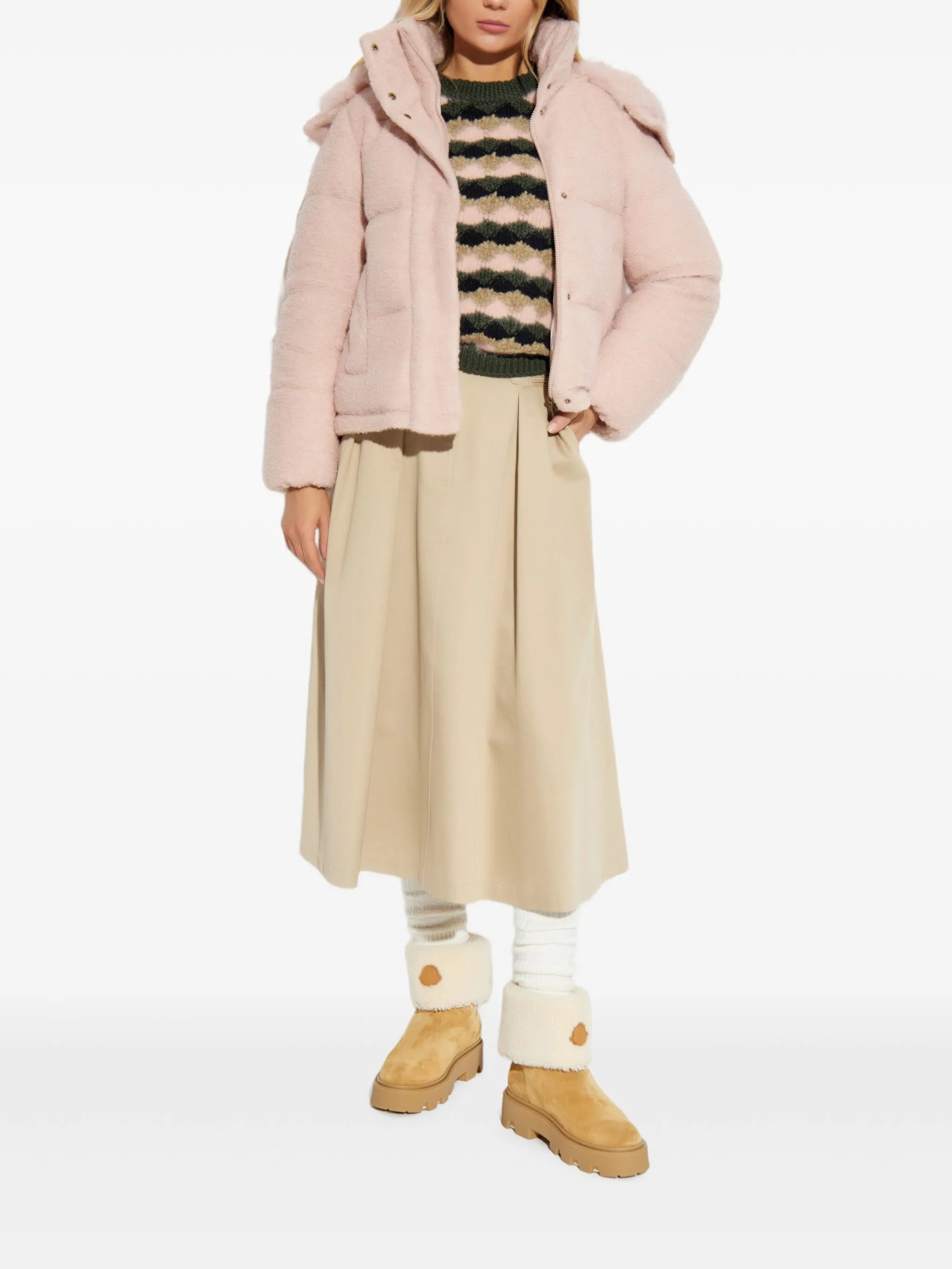 Virieu Bouclé padded jacket