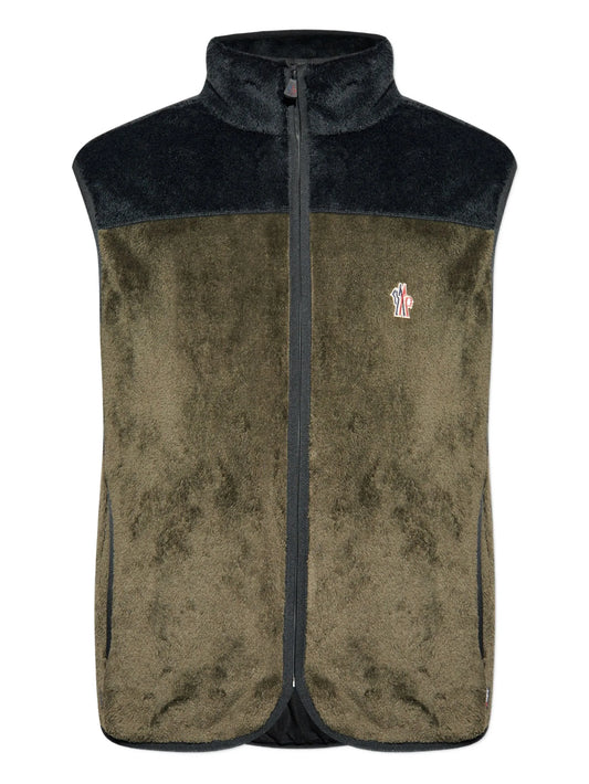 zip-fastening logo gilet