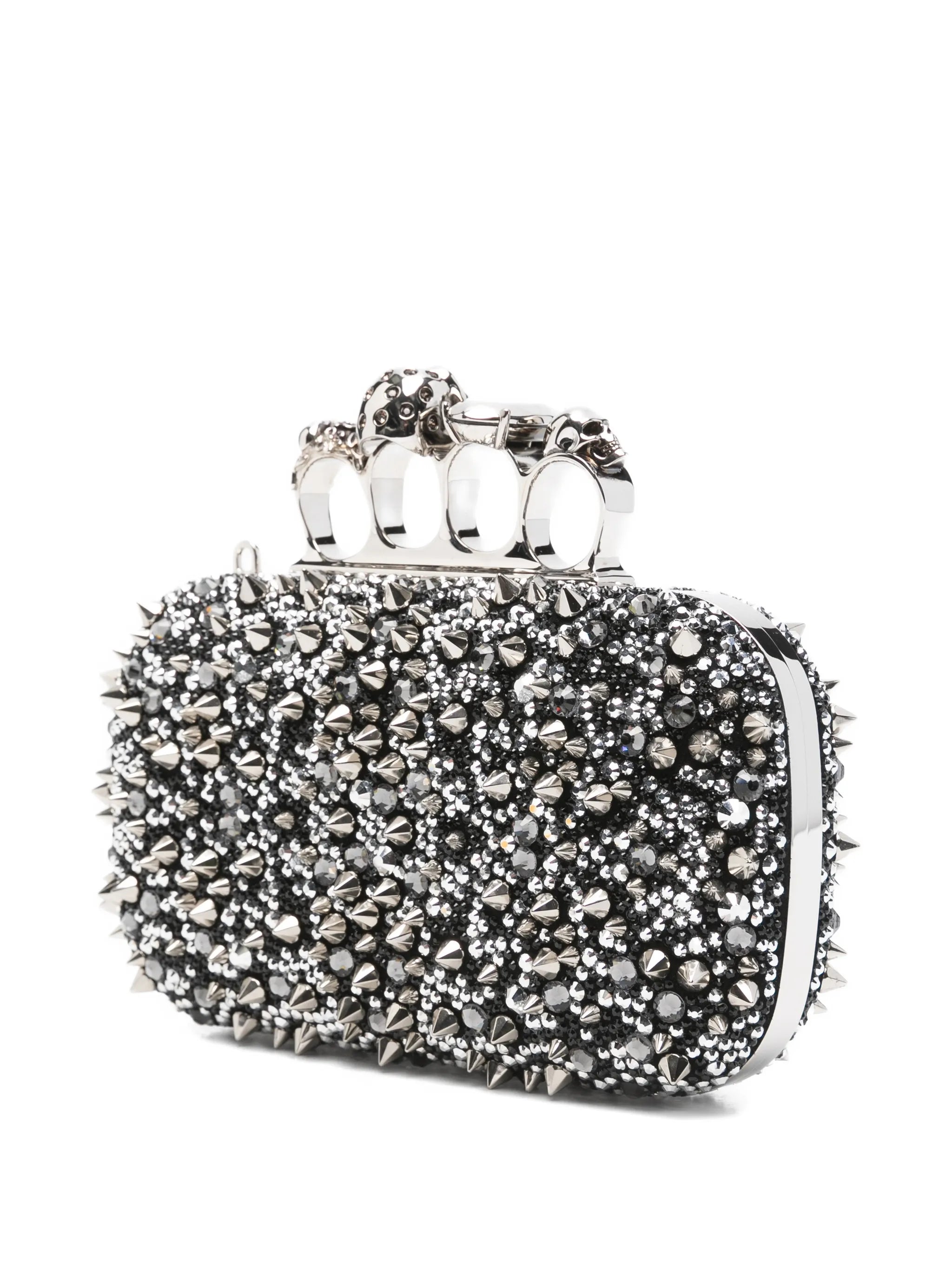 Knuckle skull clutch bag