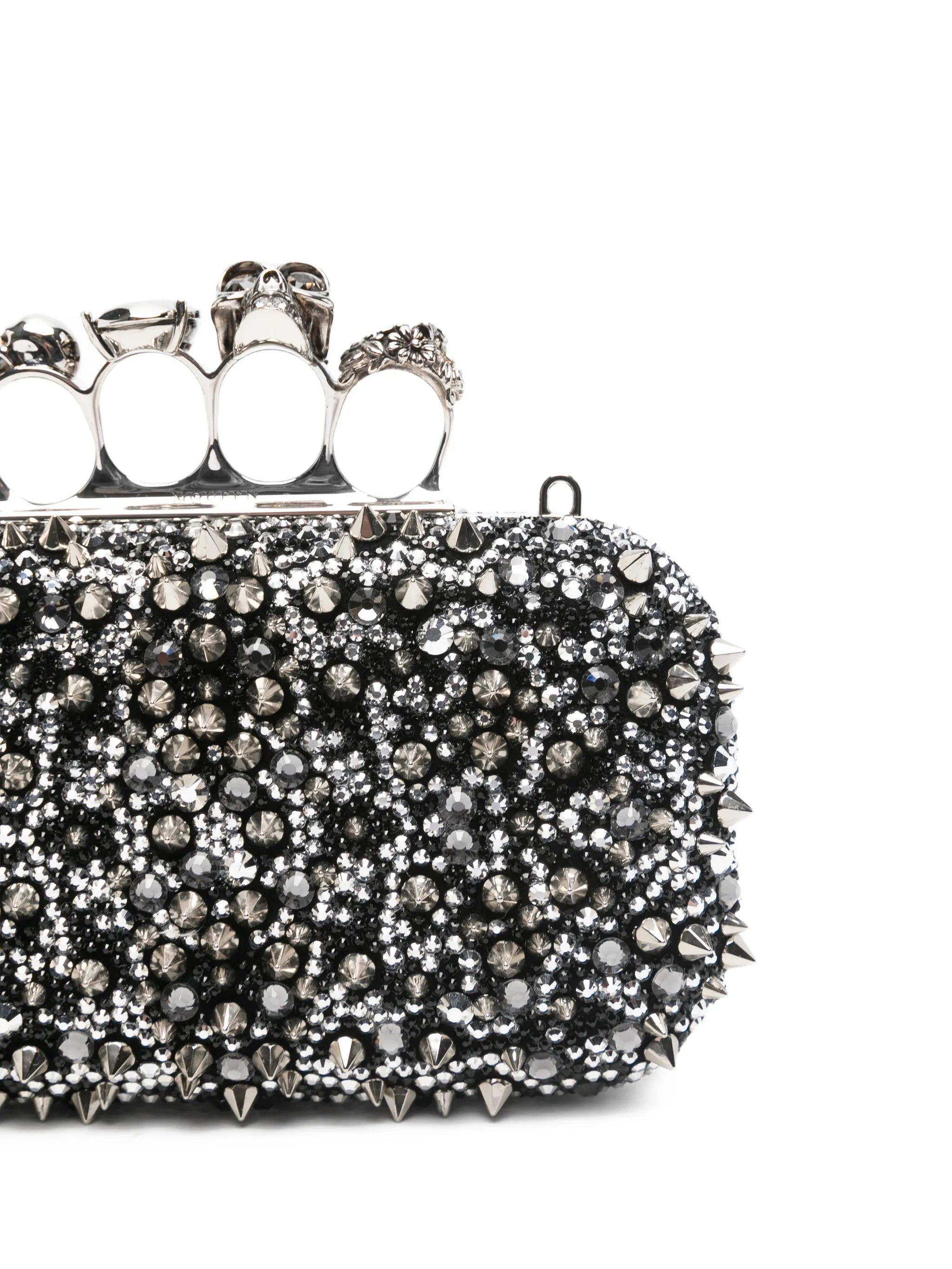 Knuckle skull clutch bag
