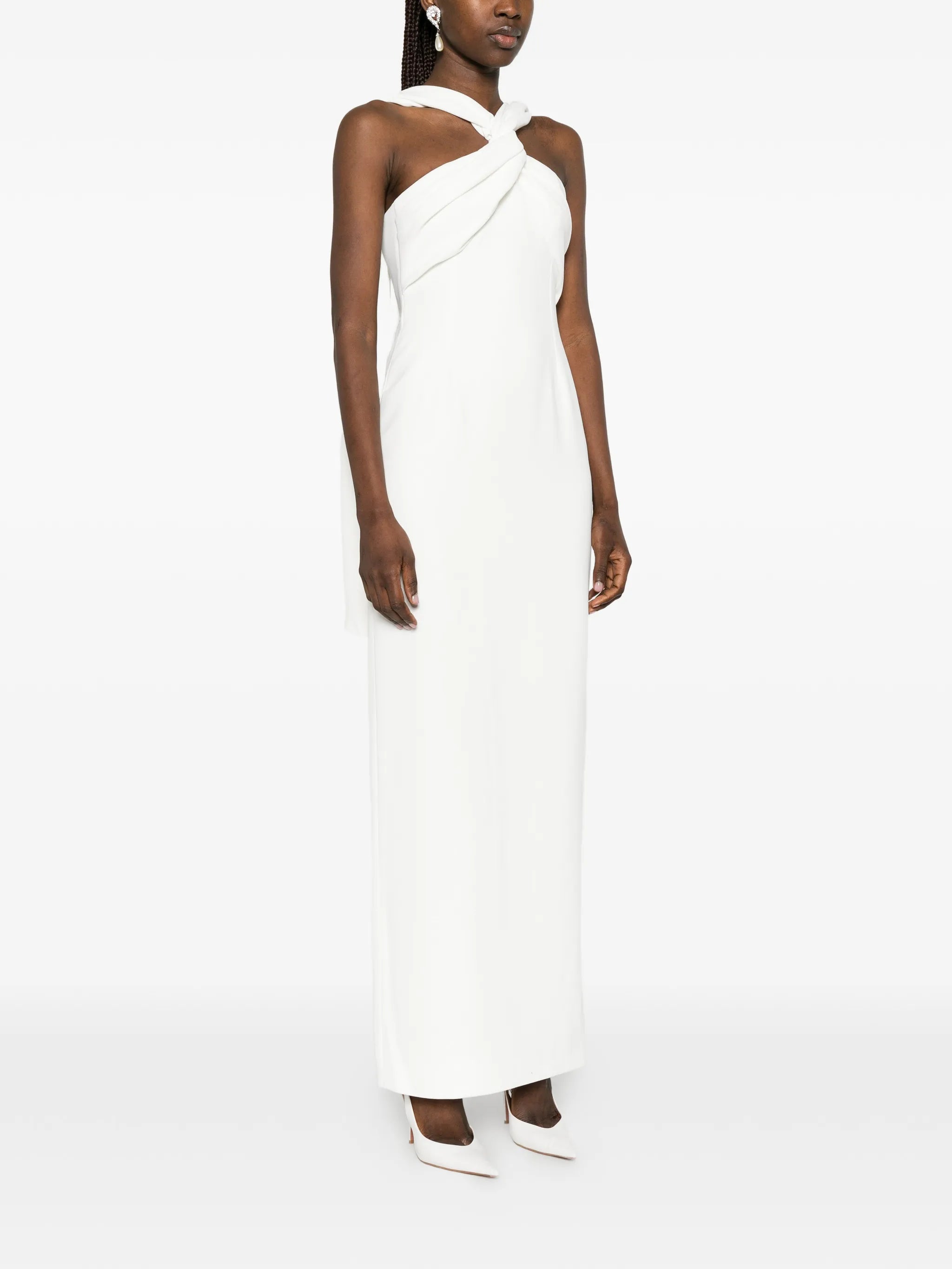 Rona twisted maxi dress