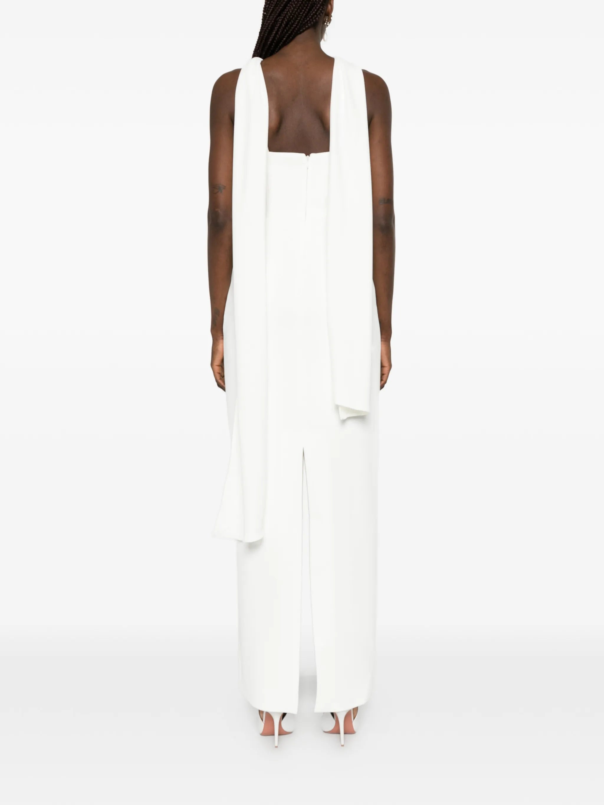 Rona twisted maxi dress