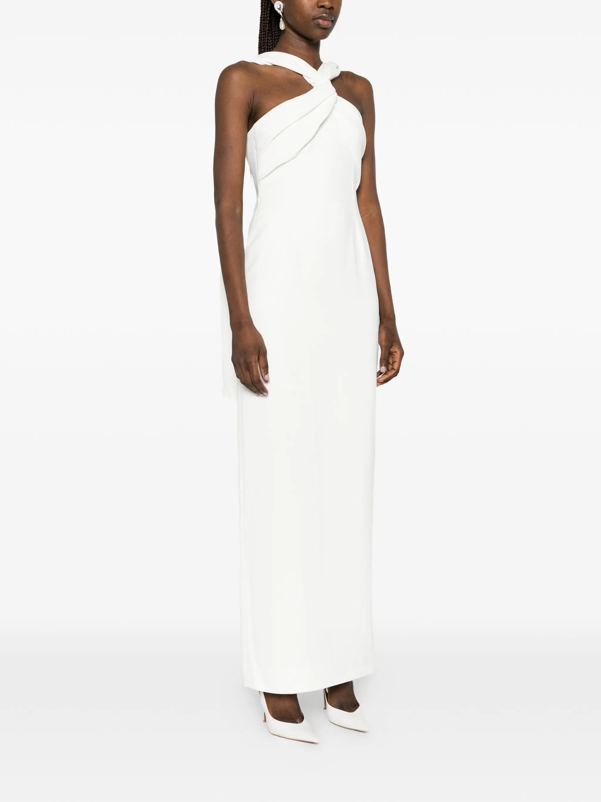 Rona twisted maxi dress