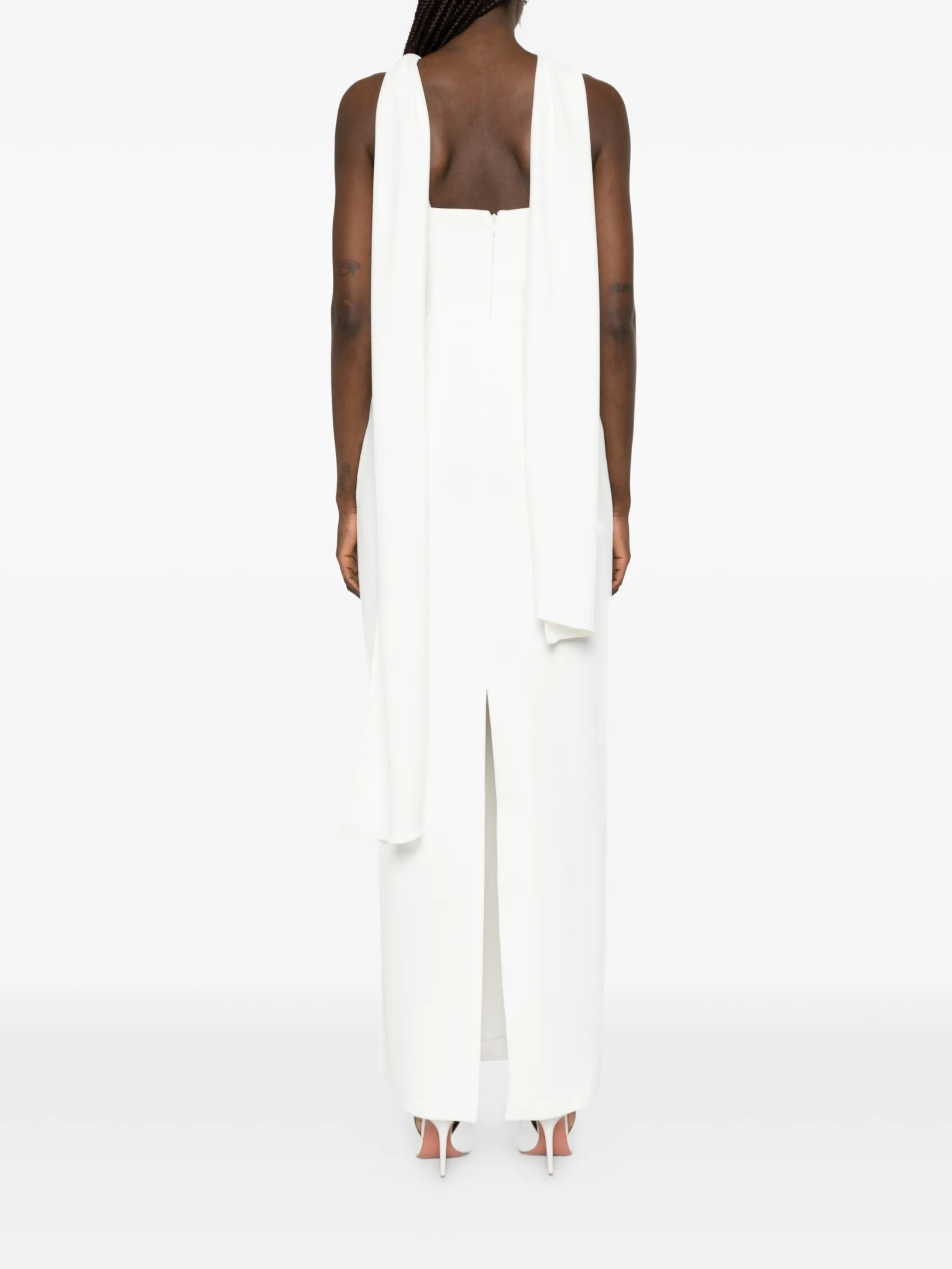 Rona twisted maxi dress