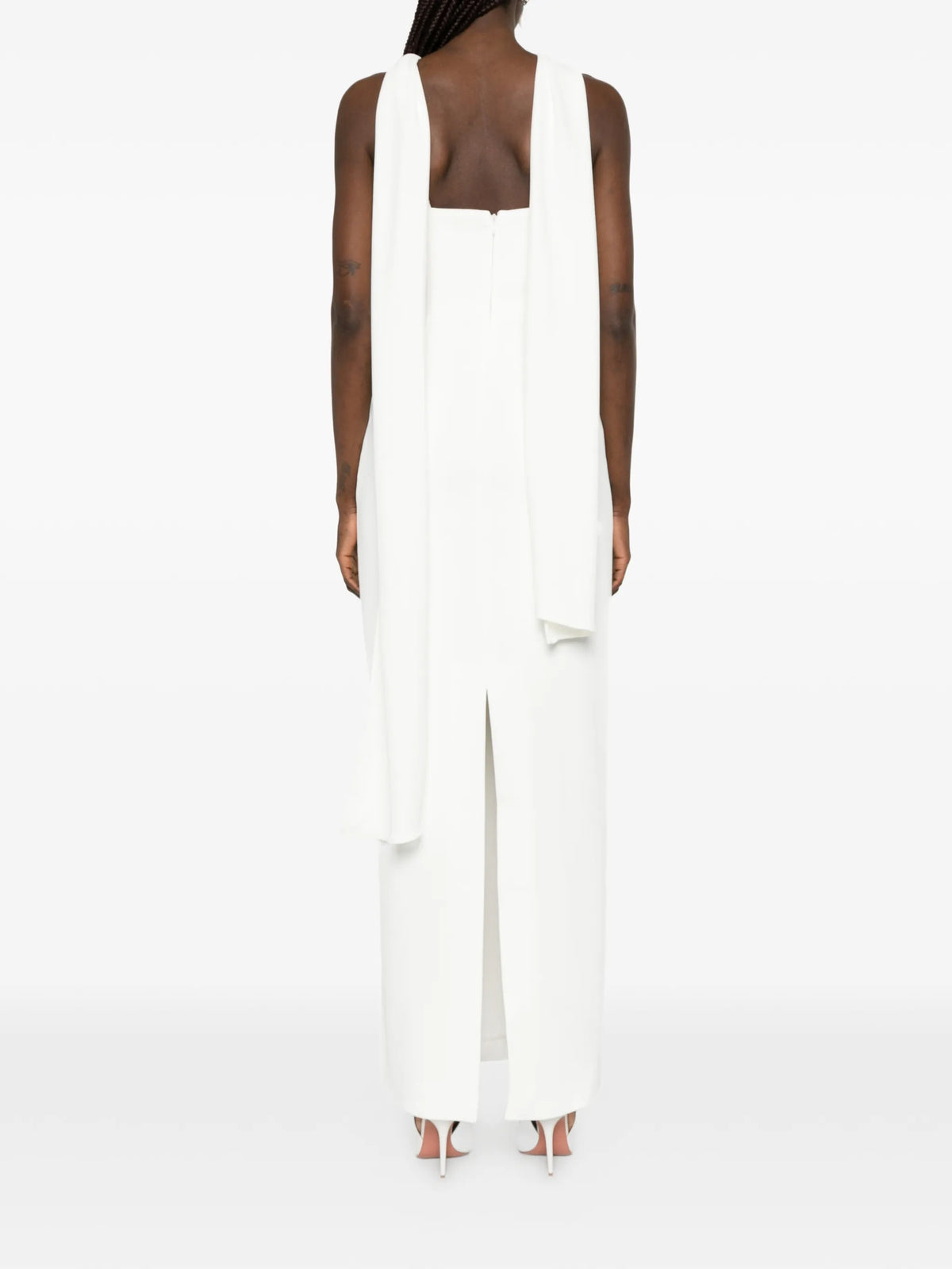 Rona twisted maxi dress