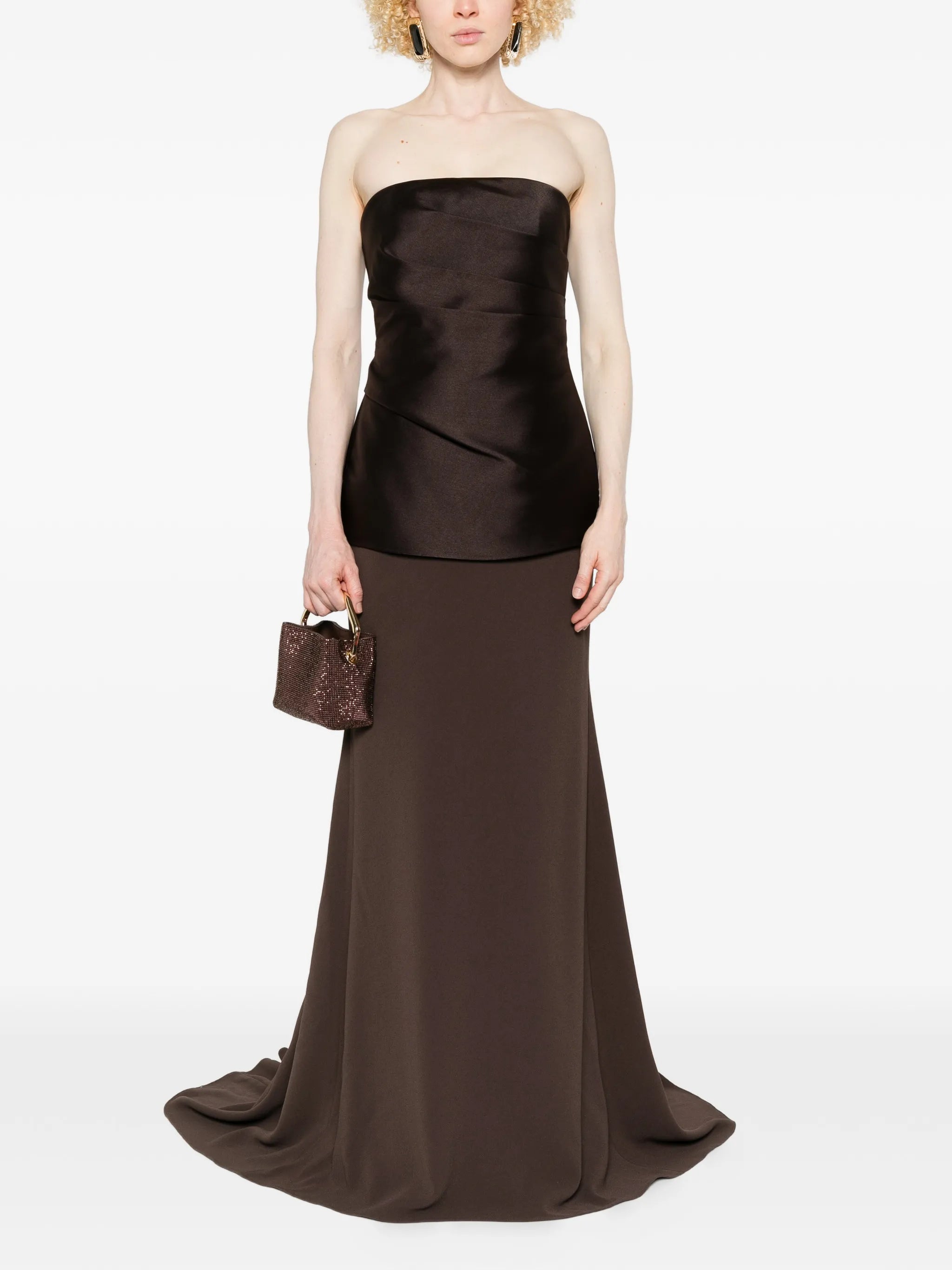 Alia strapless maxi dress