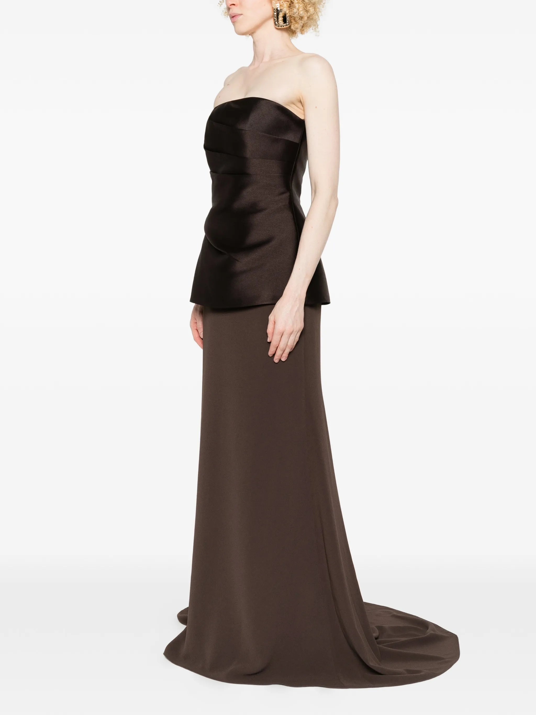 Alia strapless maxi dress