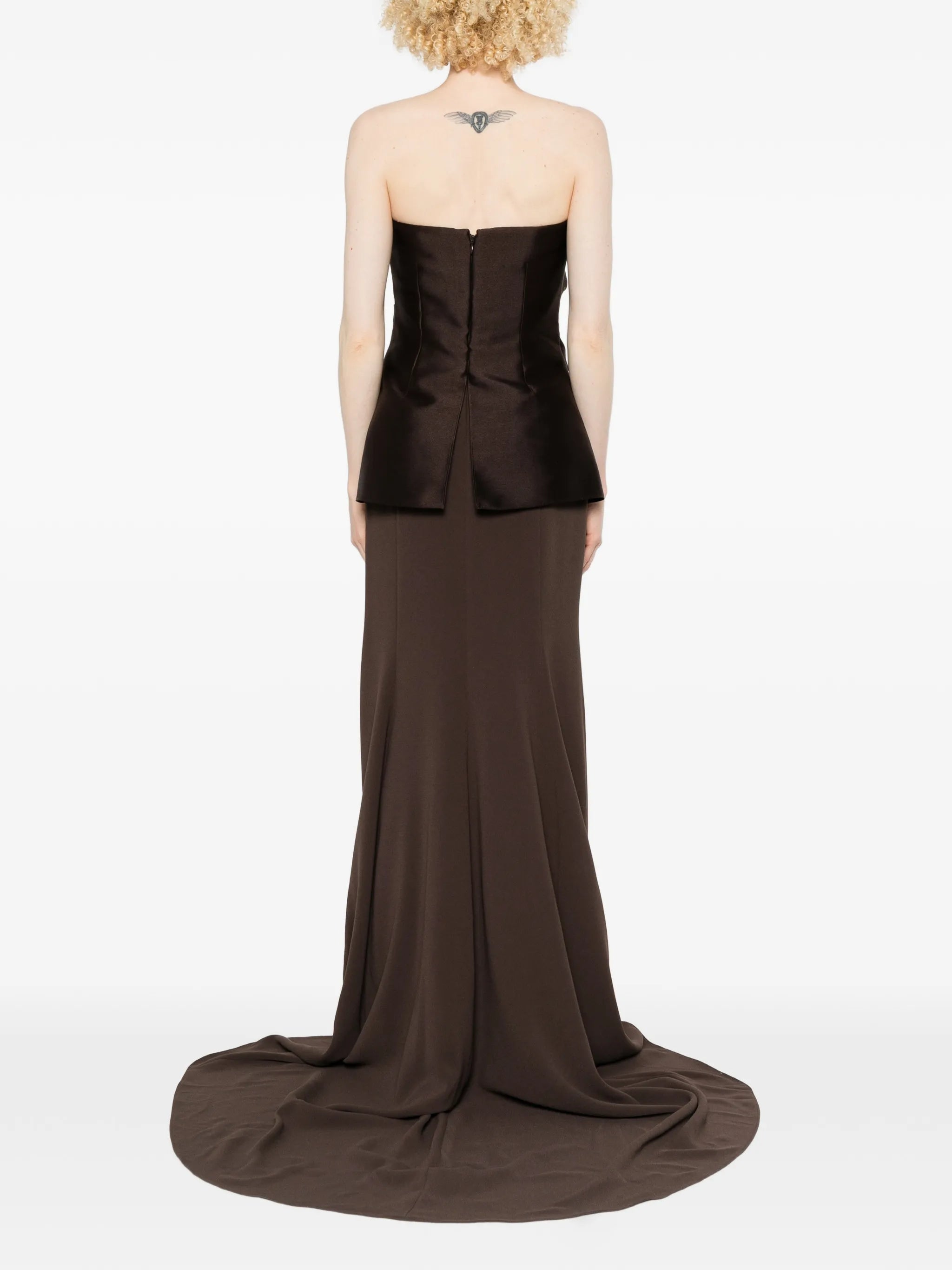 Alia strapless maxi dress