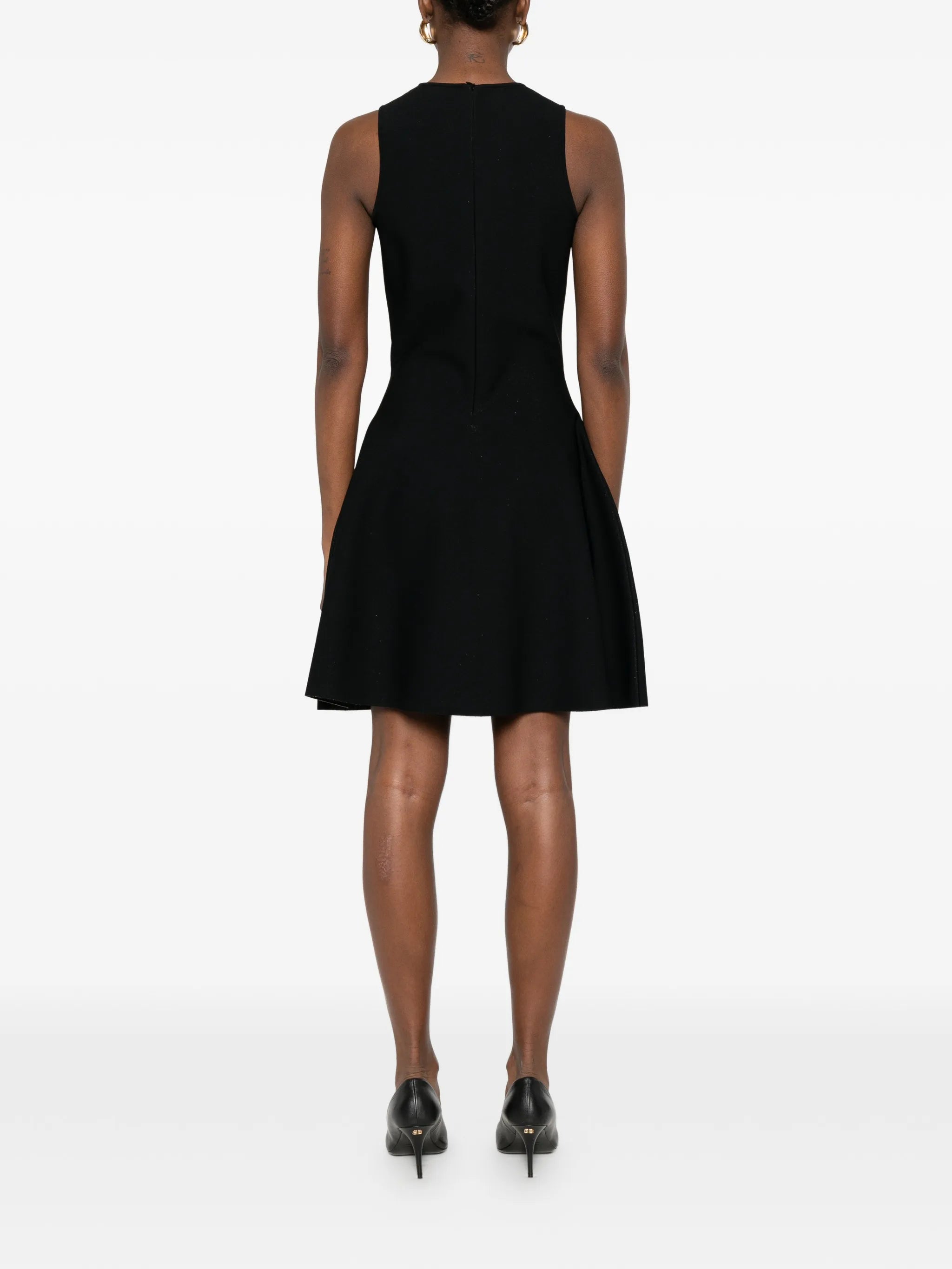 sleeveless mini dress