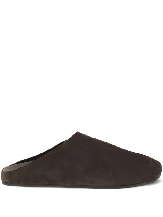 Hudson round-toe mules
