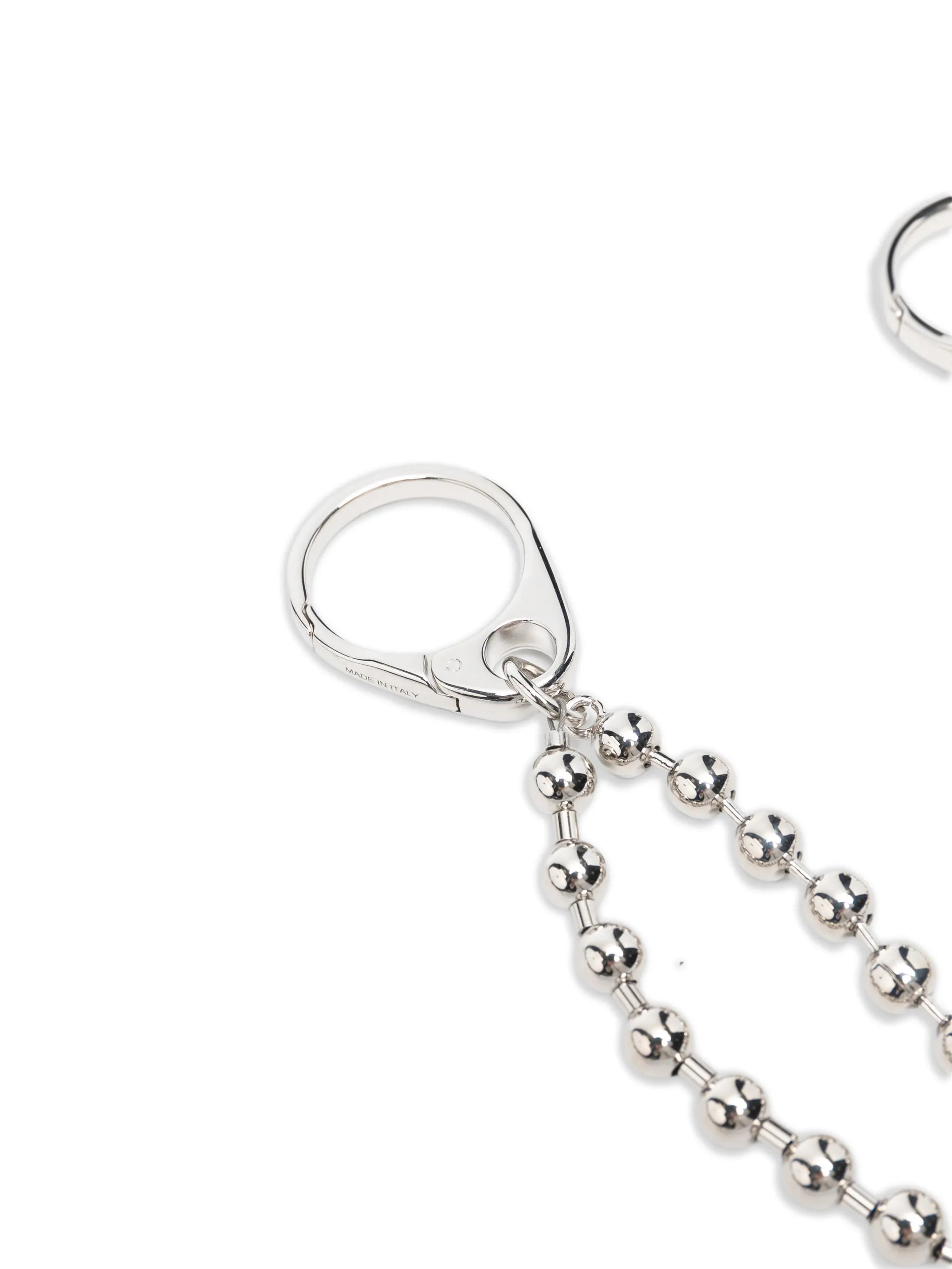 skull-pendant double-chain charm