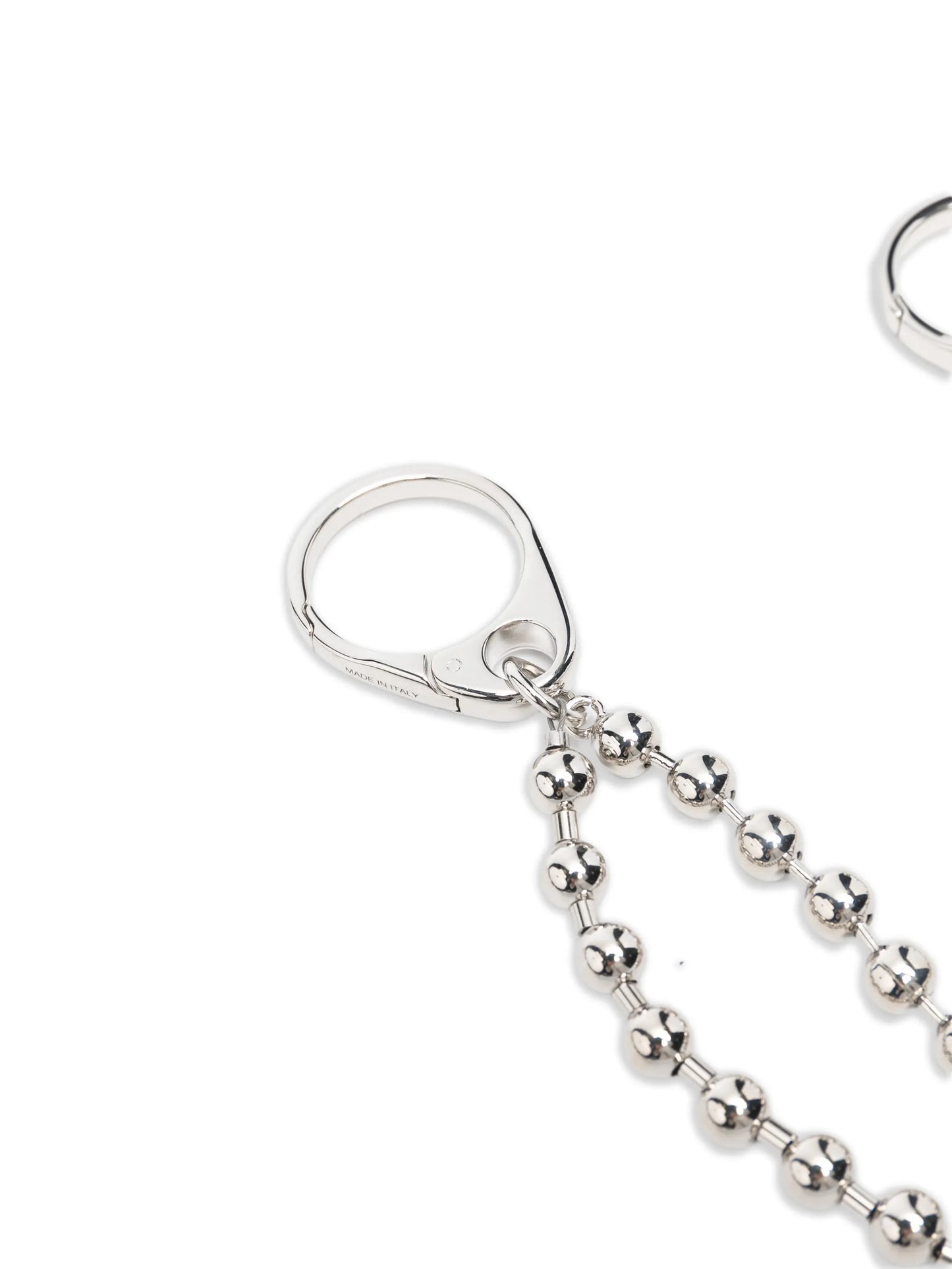 skull-pendant double-chain charm