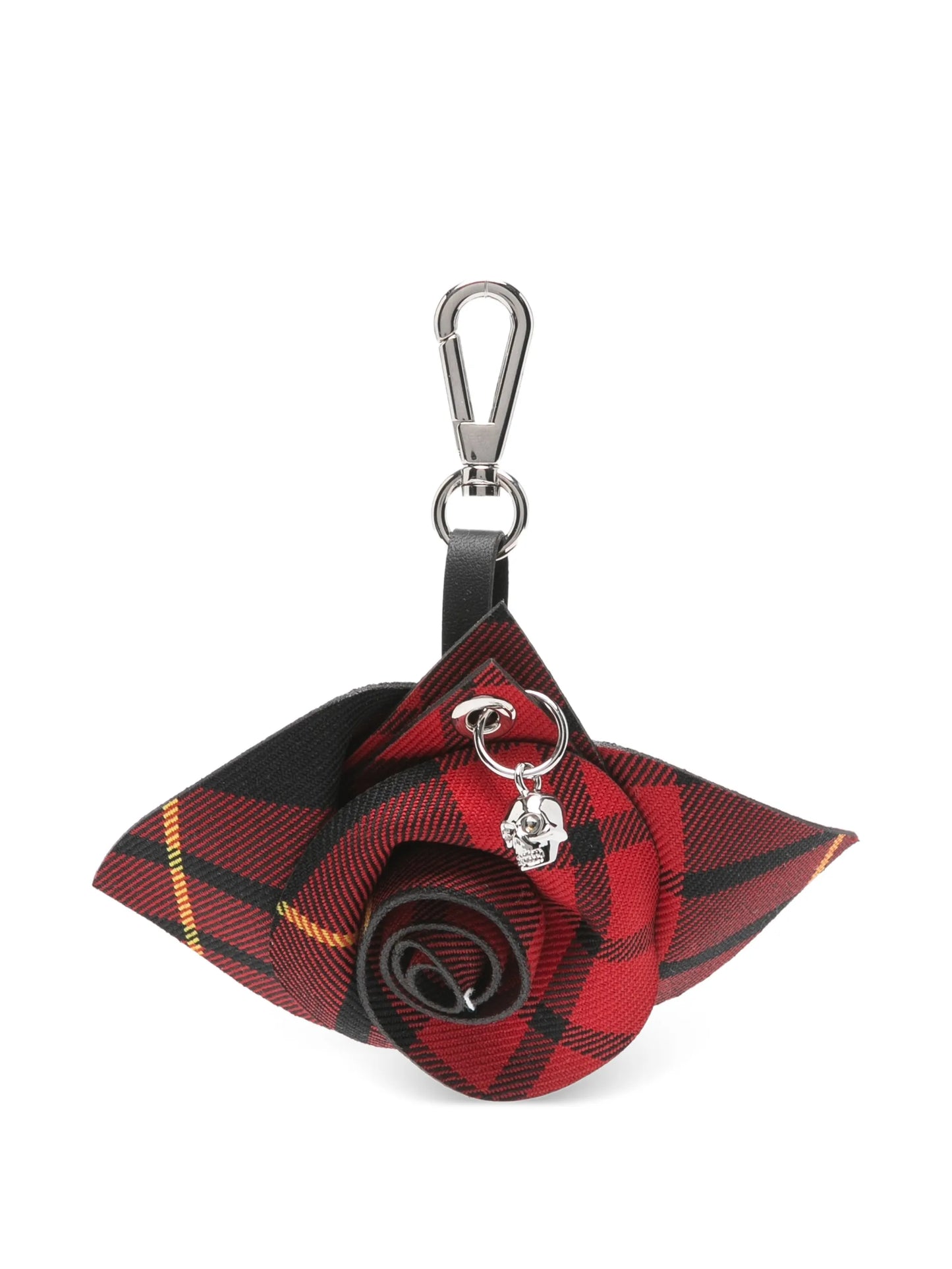 Rose tartan charm