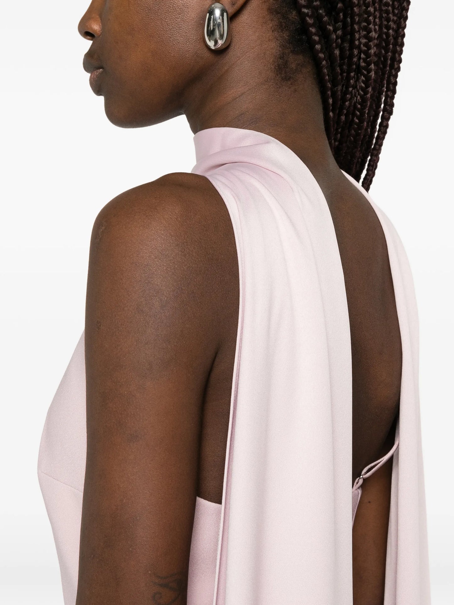 Cece cape maxi dress