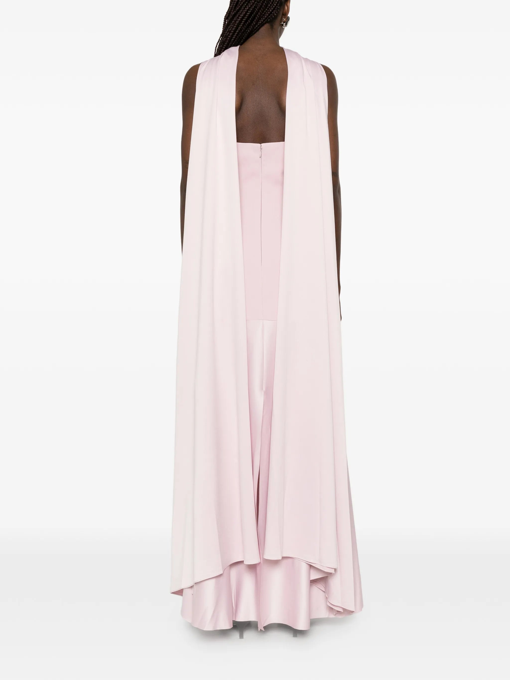 Cece cape maxi dress