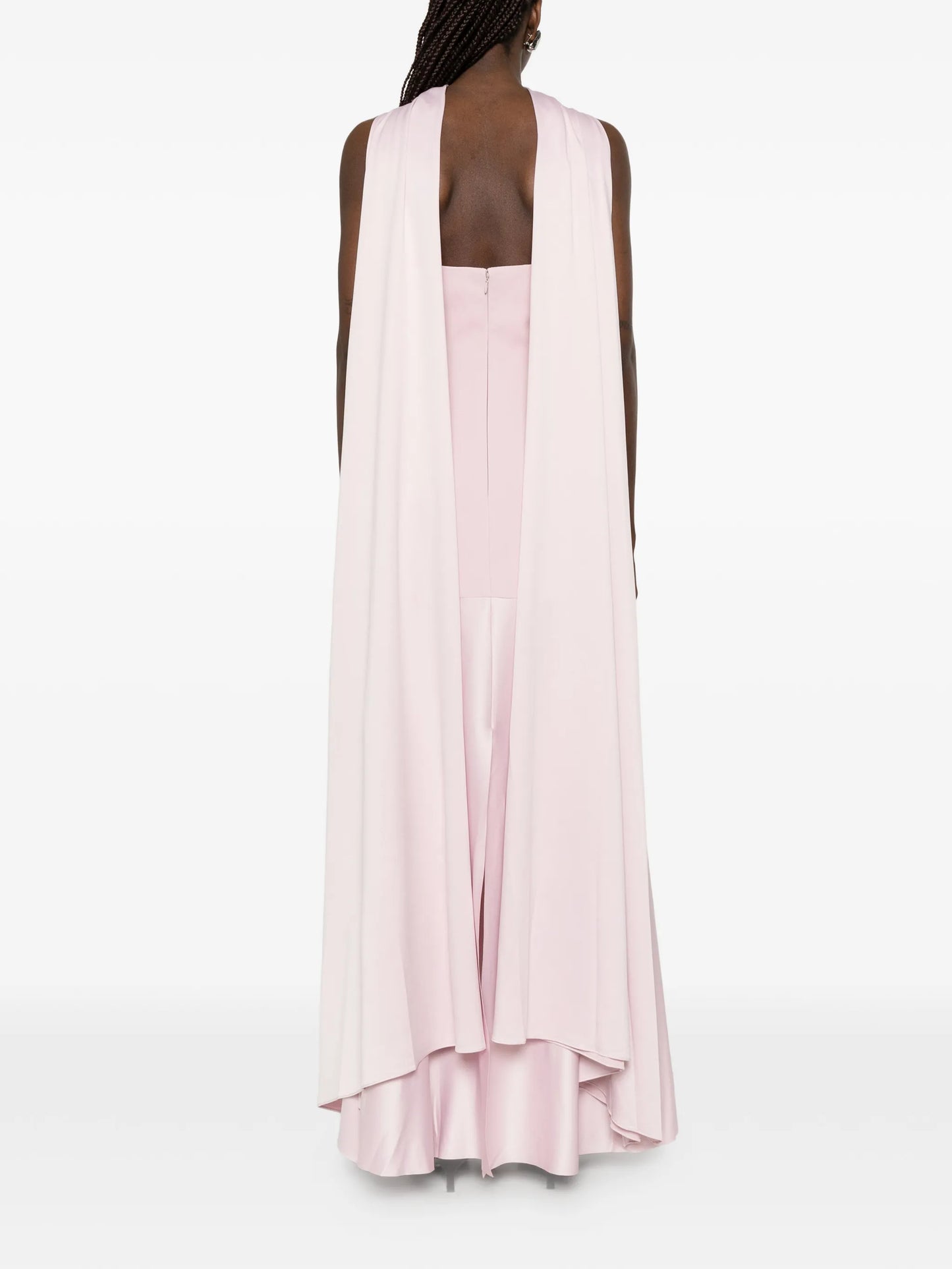 Cece cape maxi dress