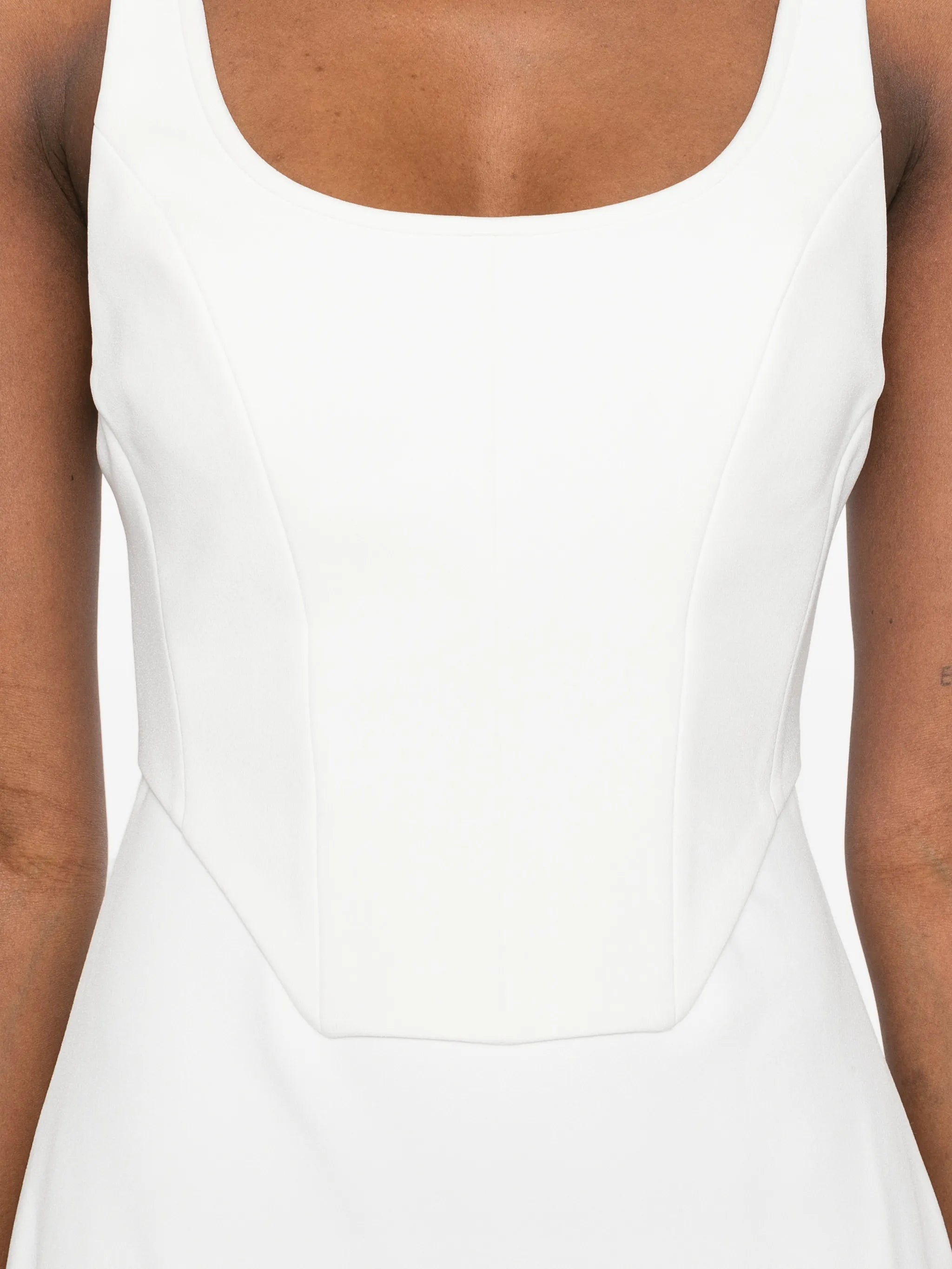 Noor scoop-neck maxi dress