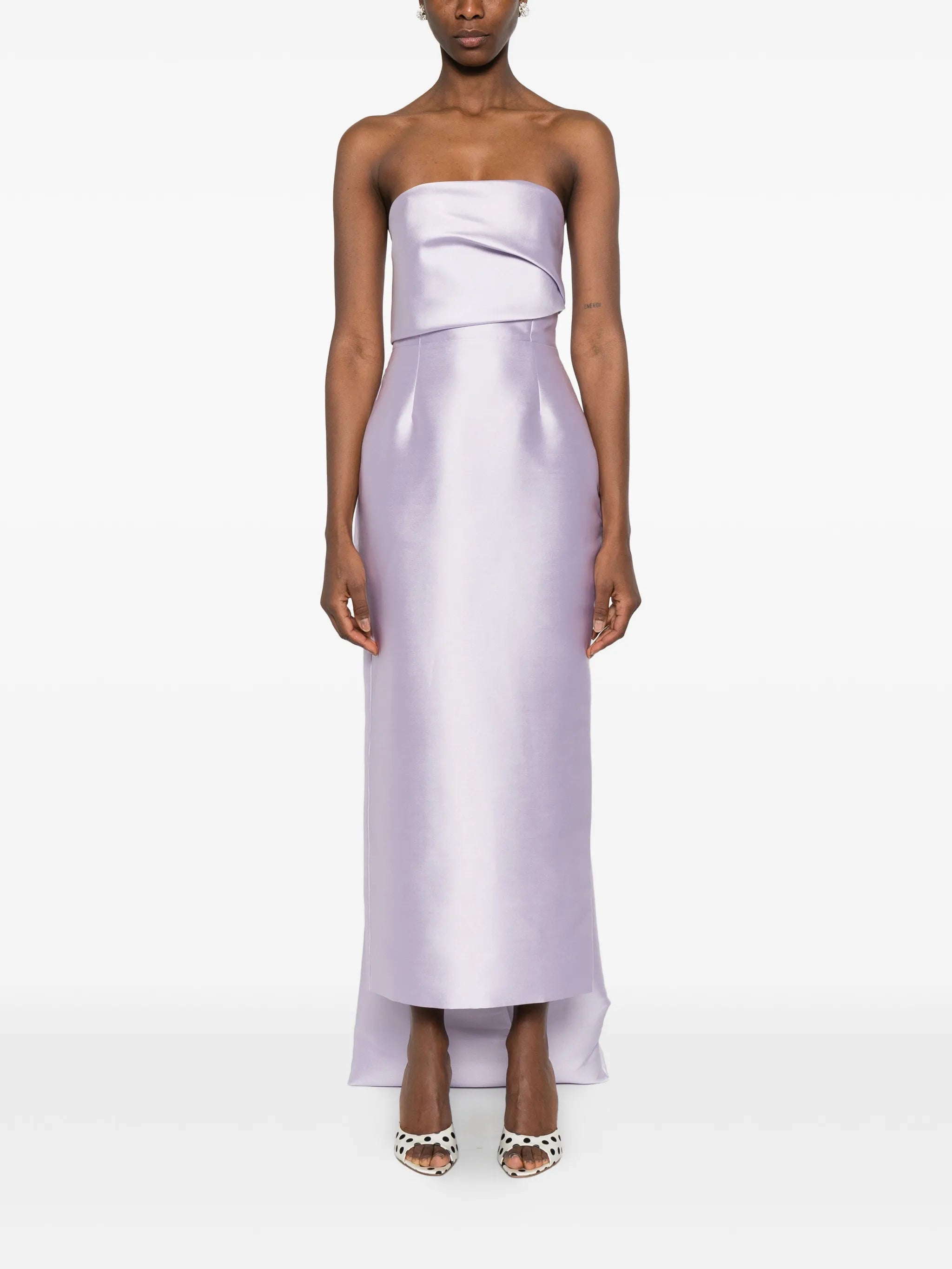 Kiki strapless midi dress