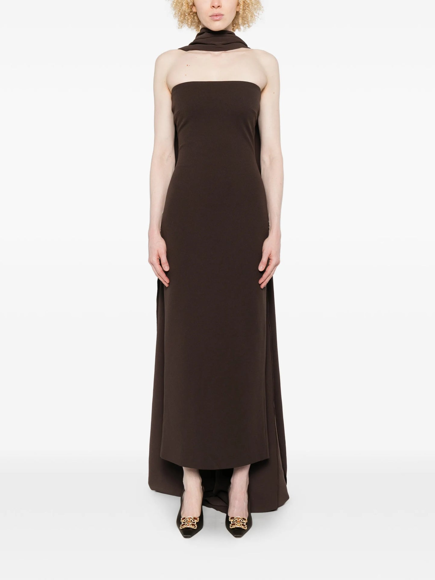 Martine strapless midi dress