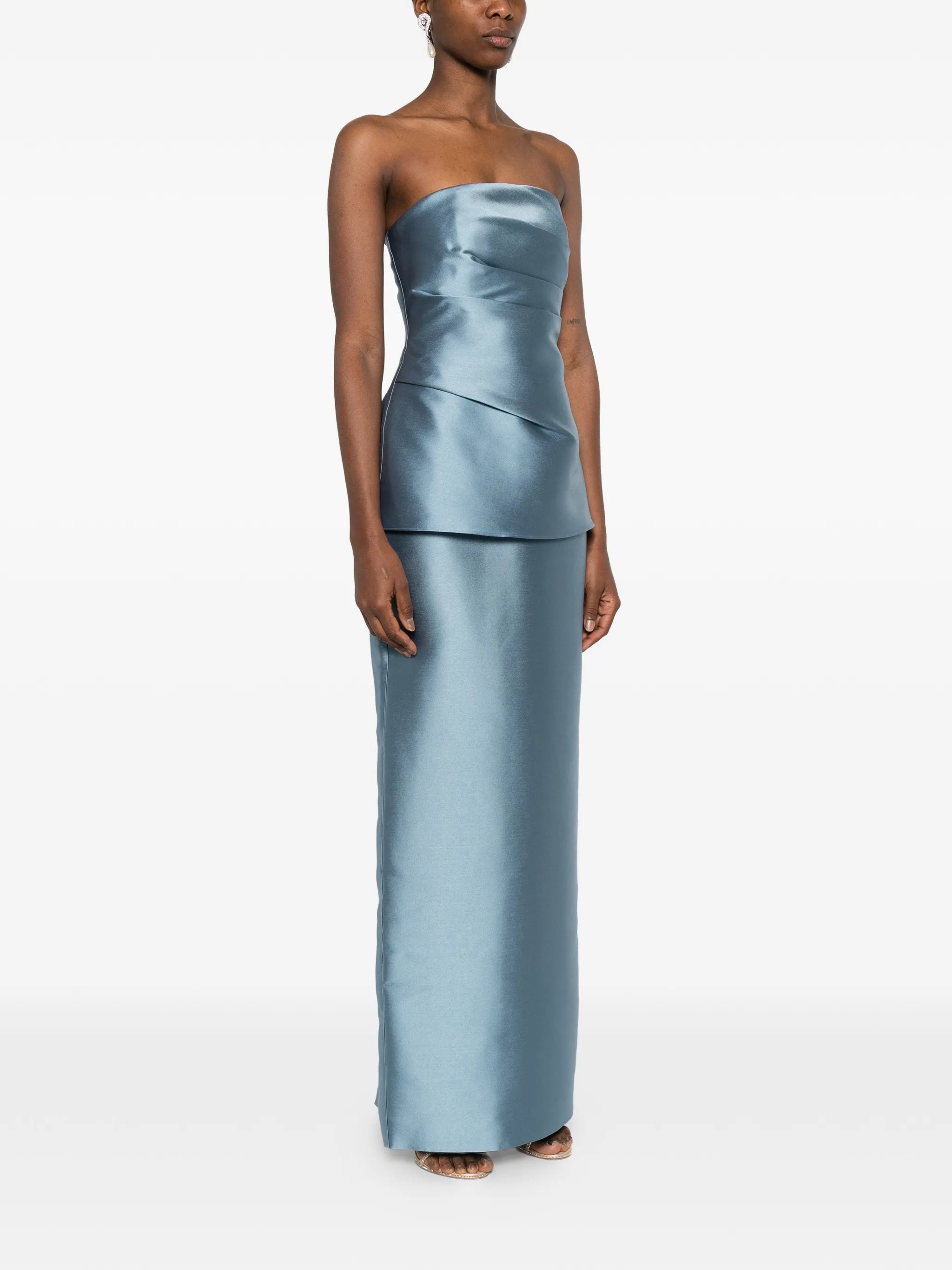Lucille strapless maxi dress