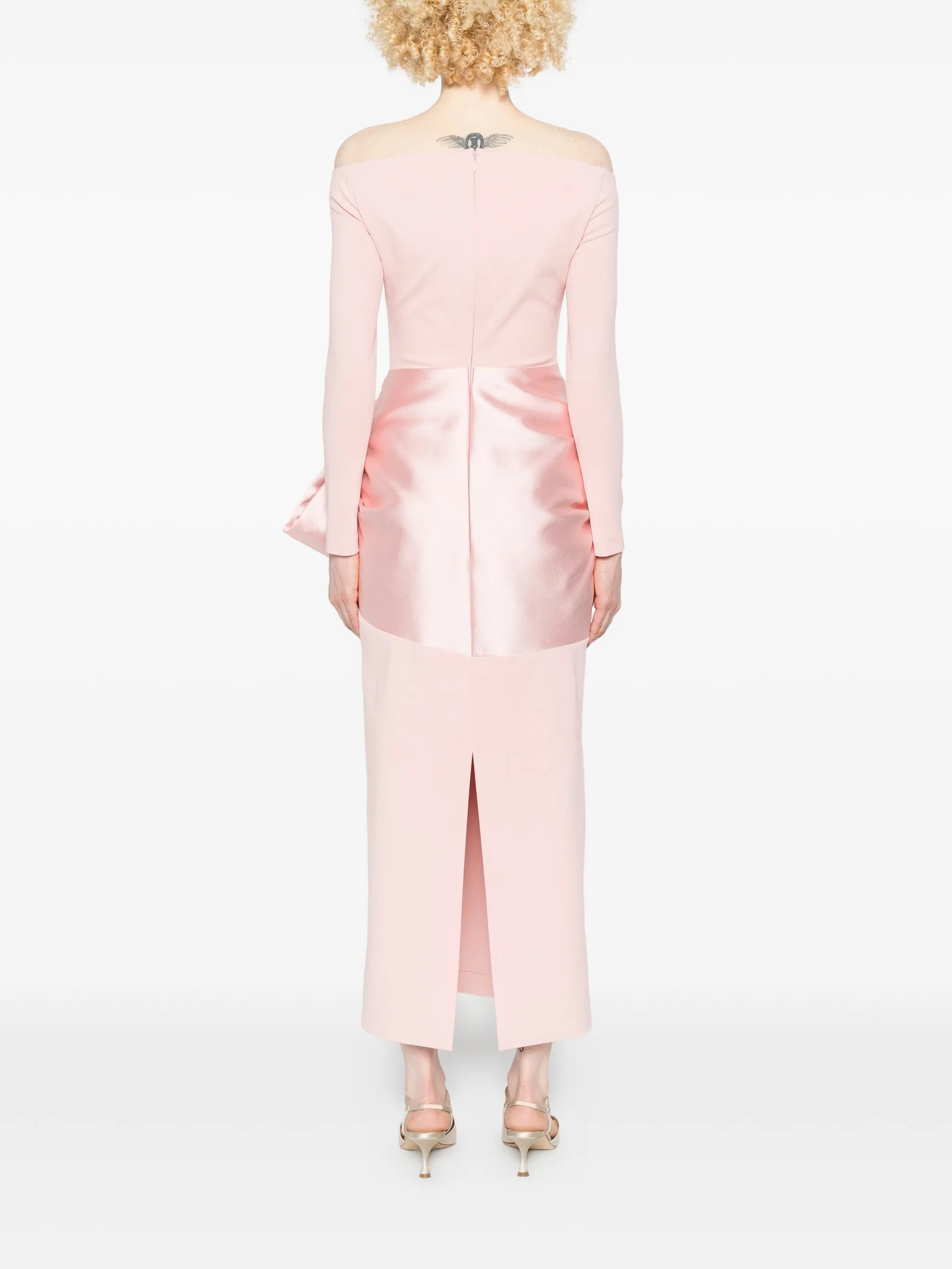 Rhianne long-sleeve maxi dress