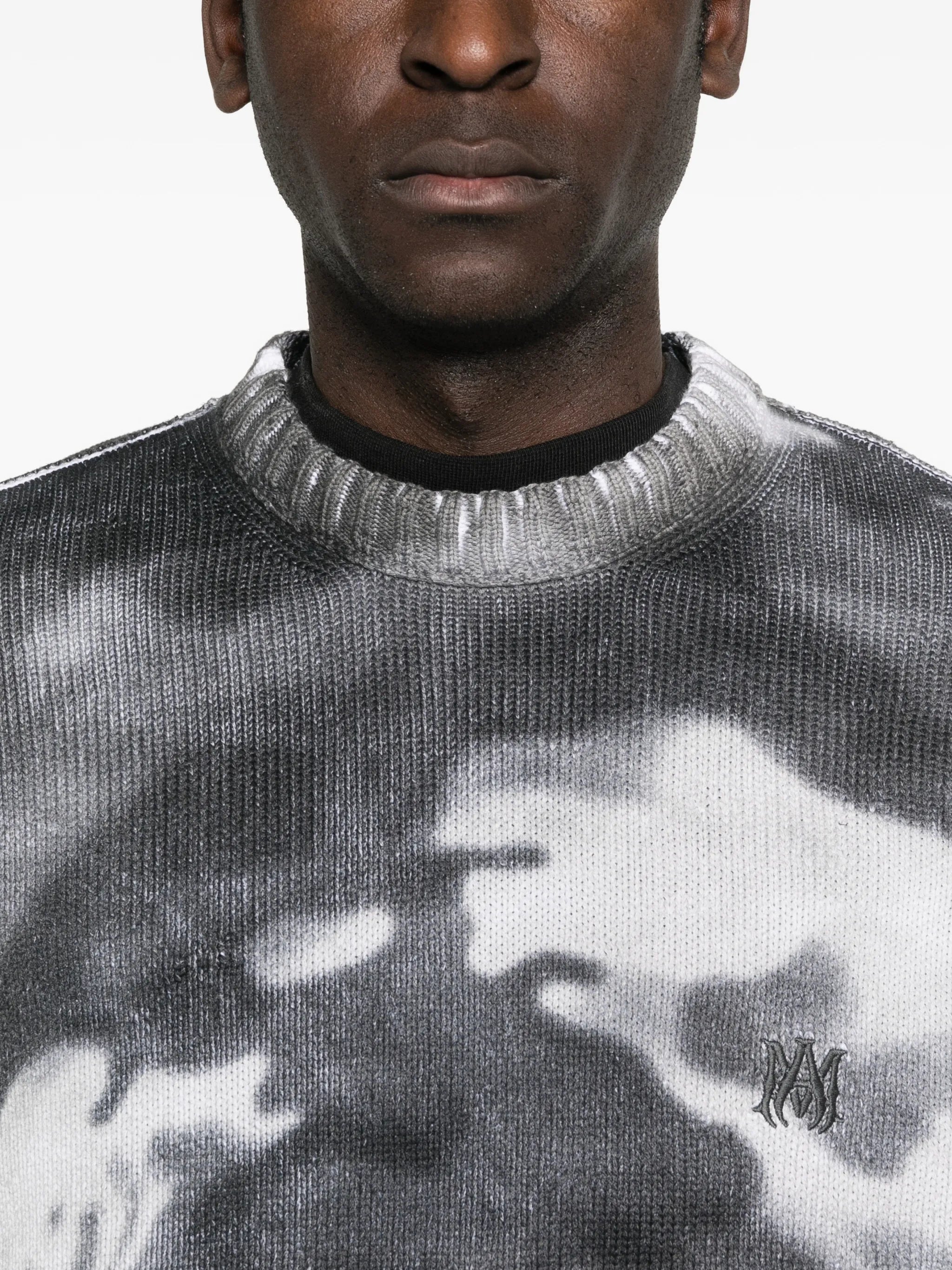 Camo sweater