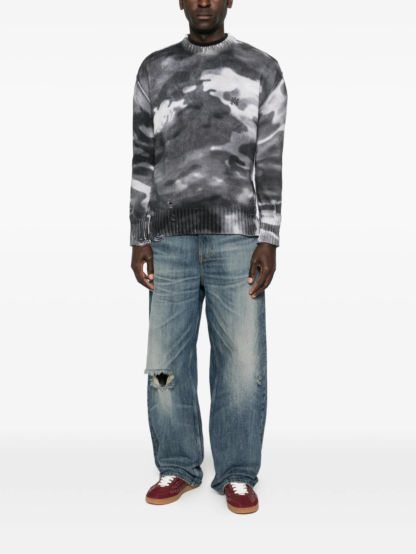 Camo sweater