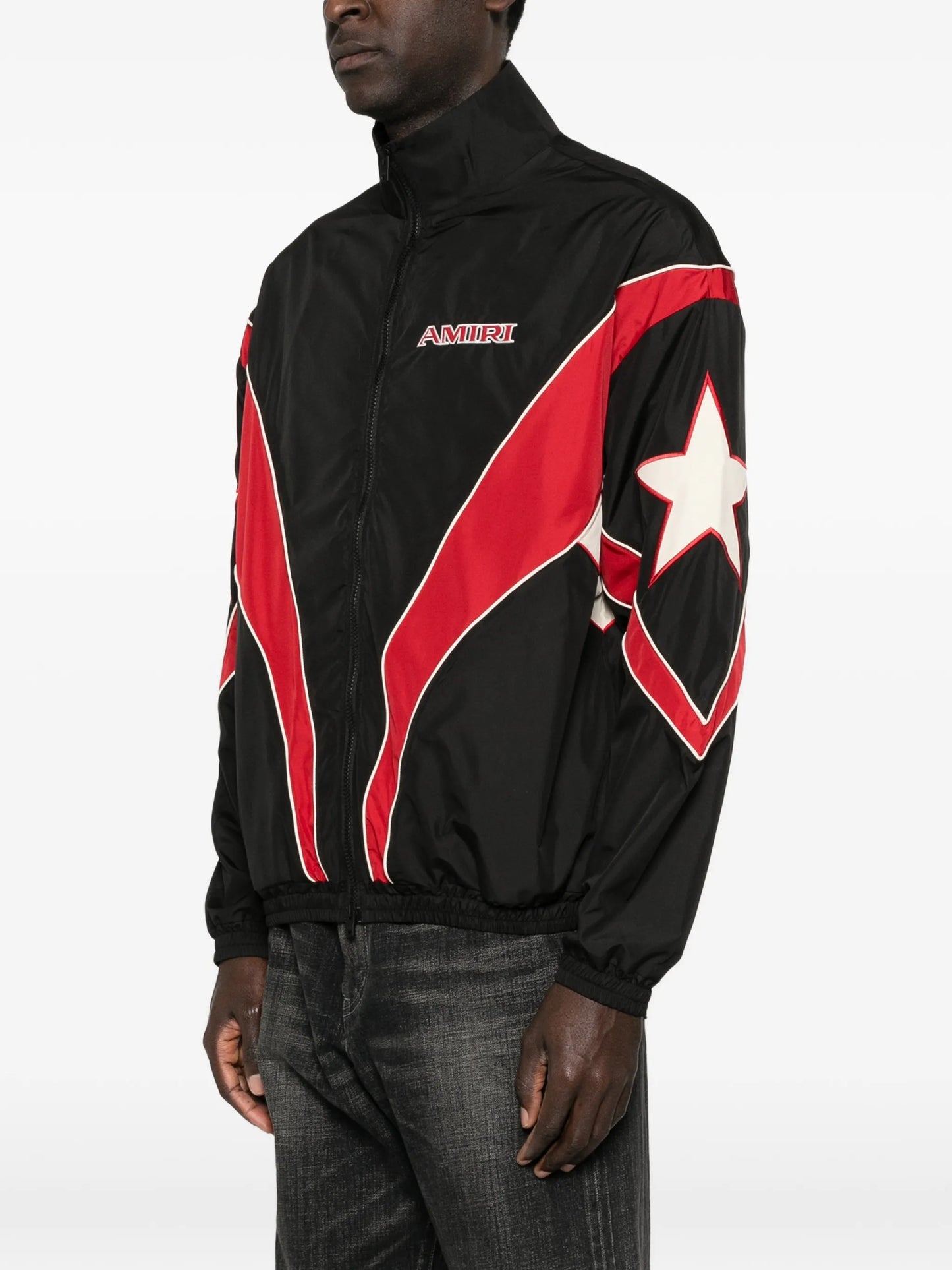 star graphic windbreaker