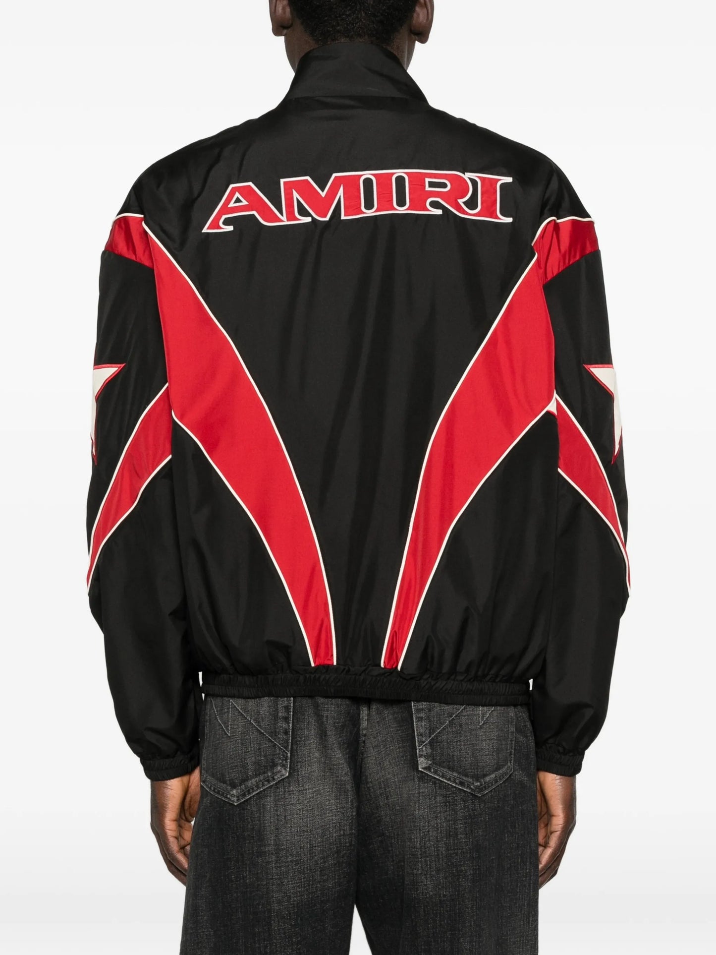star graphic windbreaker
