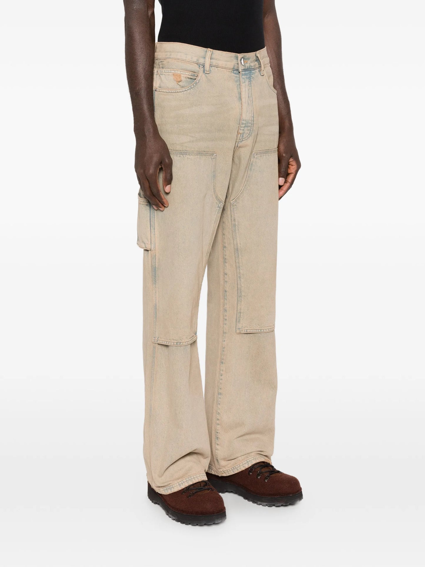 Carpenter multi-pocket denim jeans