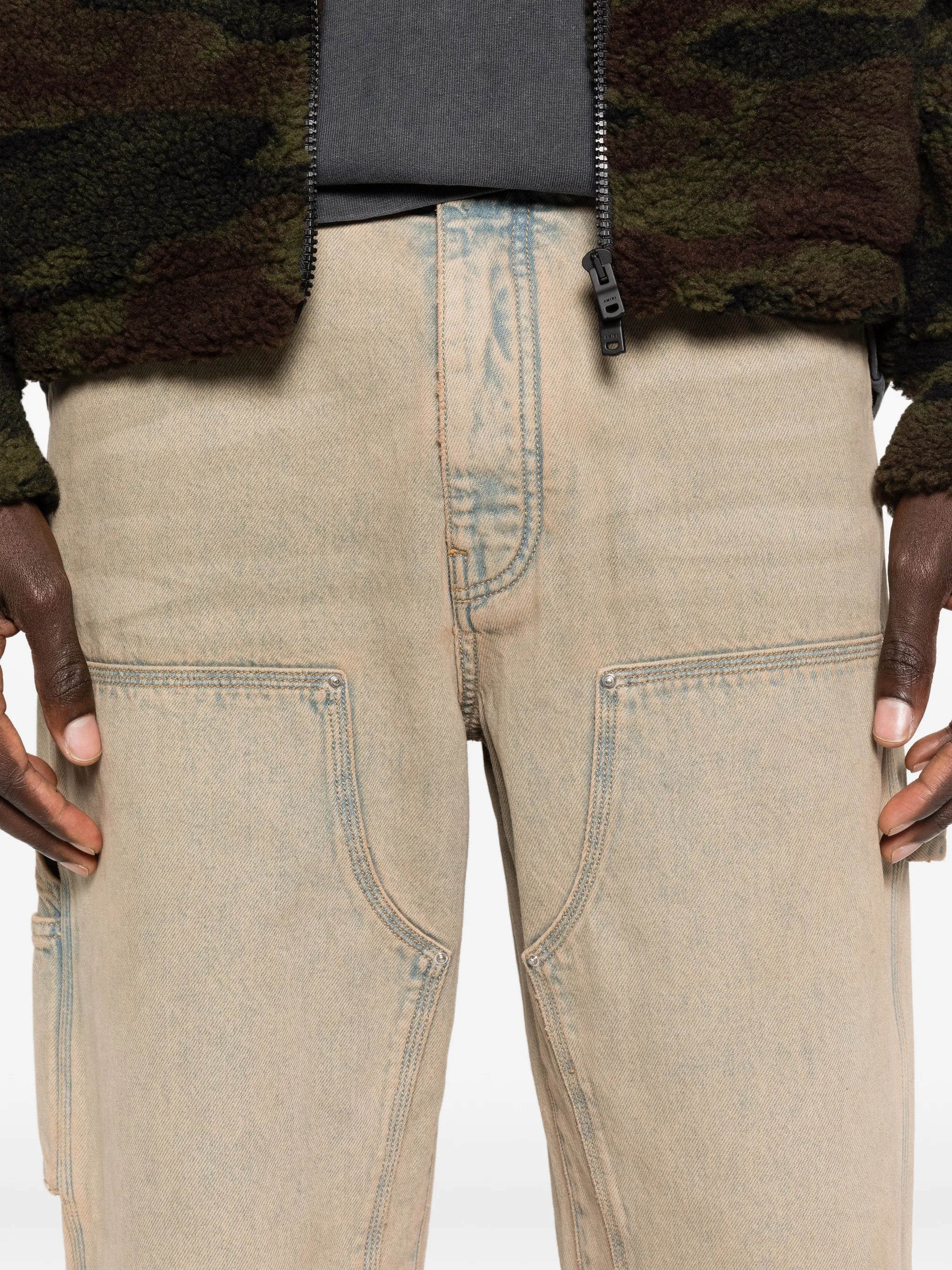Carpenter multi-pocket denim jeans