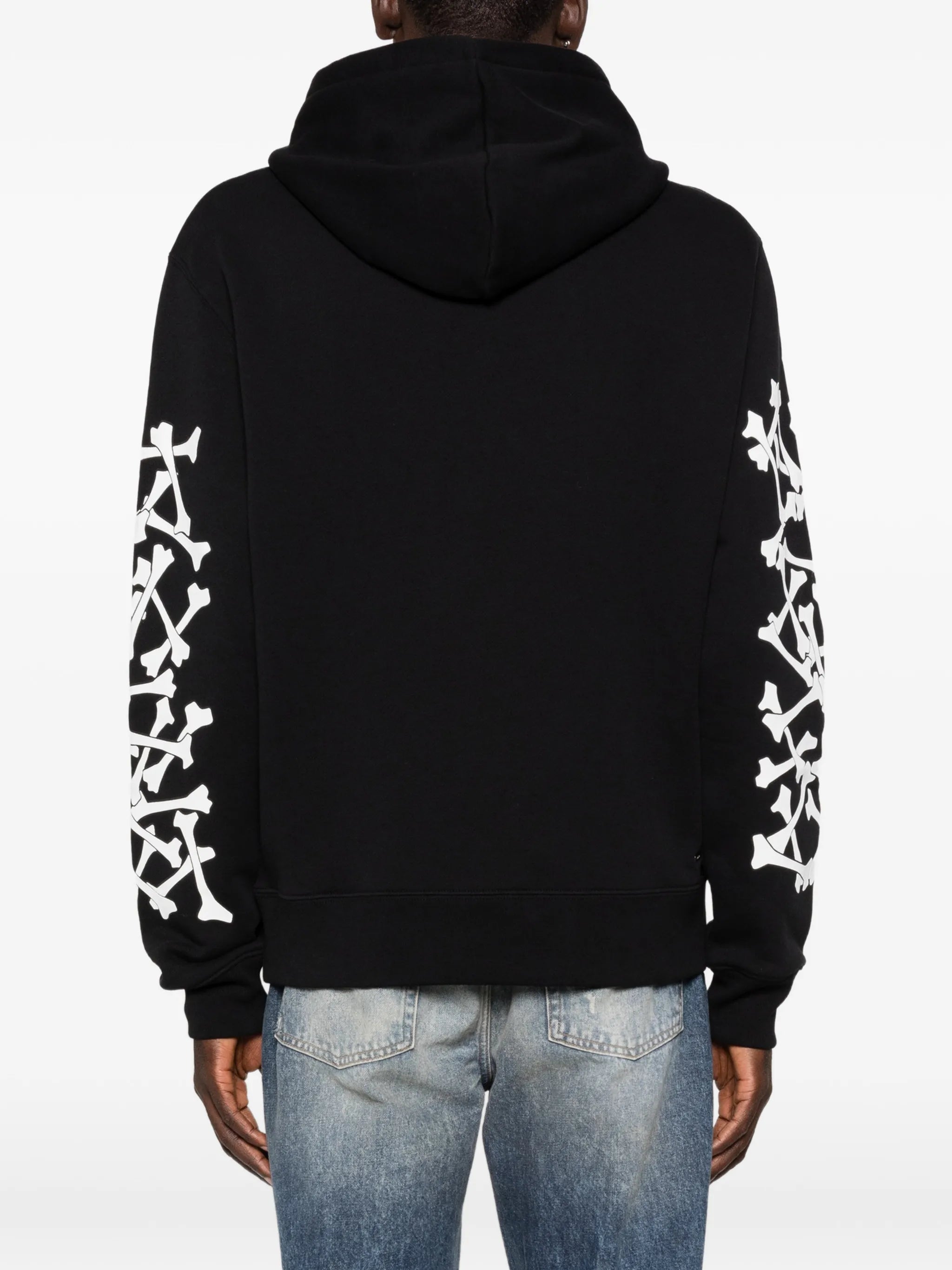 Bones Stacked long-sleeve hoodie