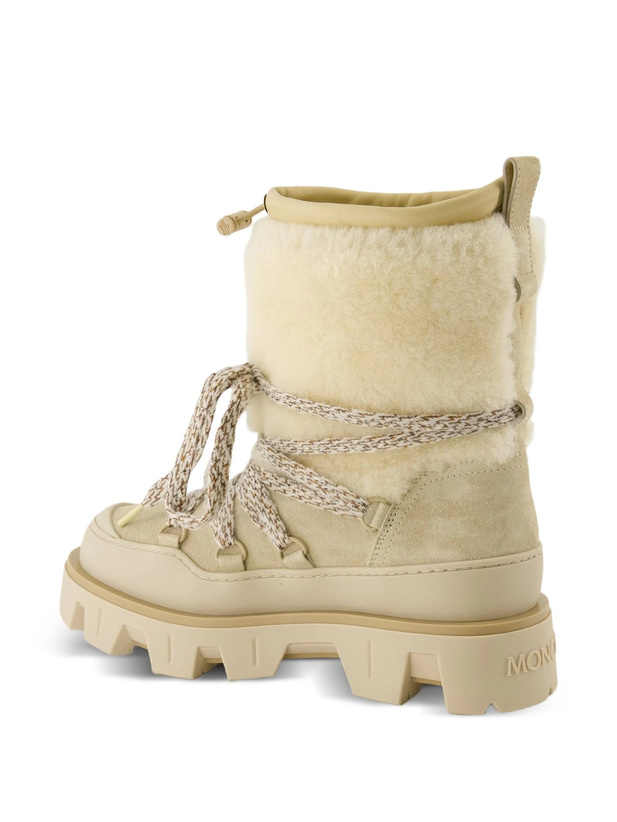 Peak Après shearling lace-up ankle boots