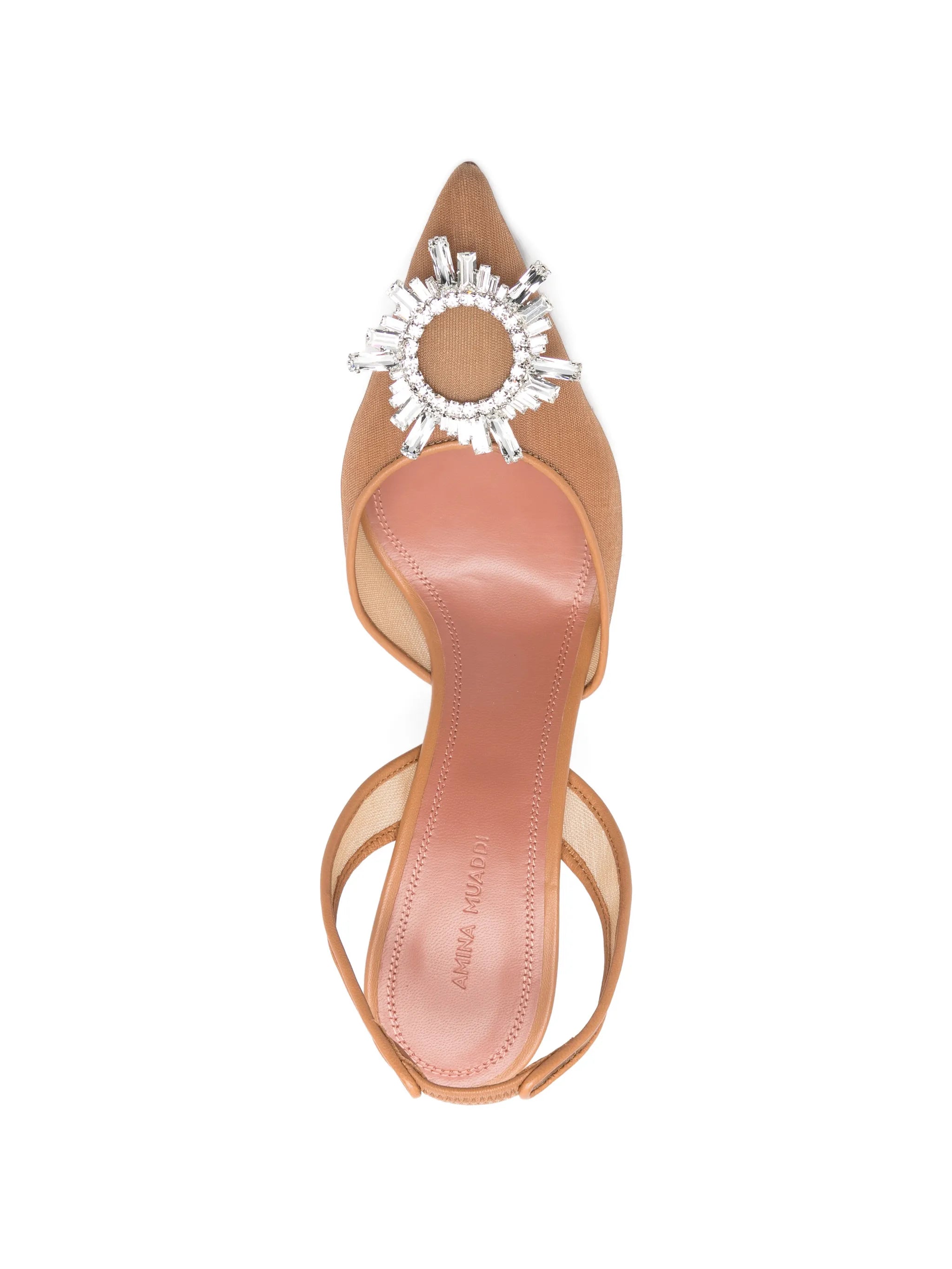 Begum point-toe slingback pumps