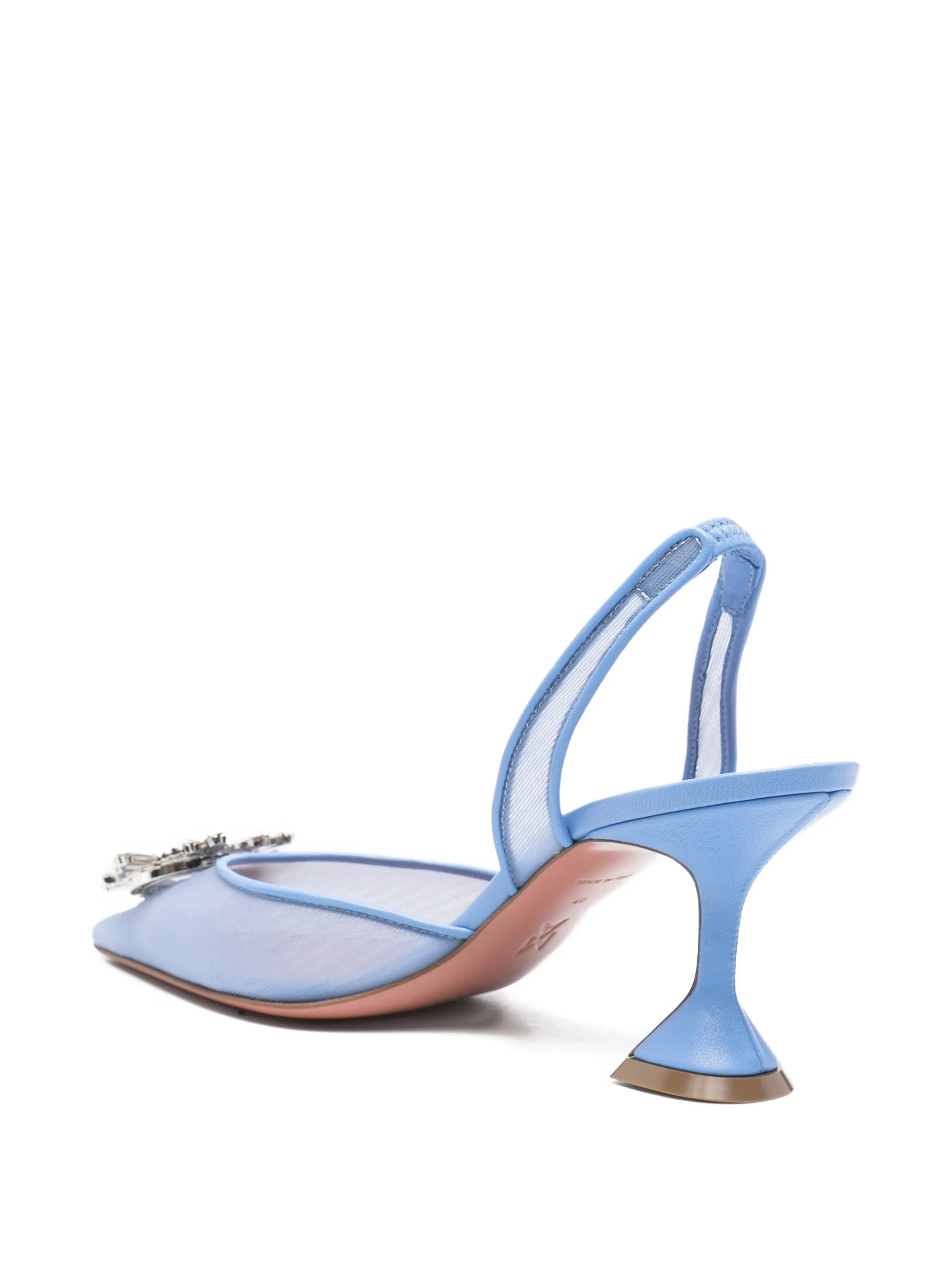 Begum mesh slingback pumps