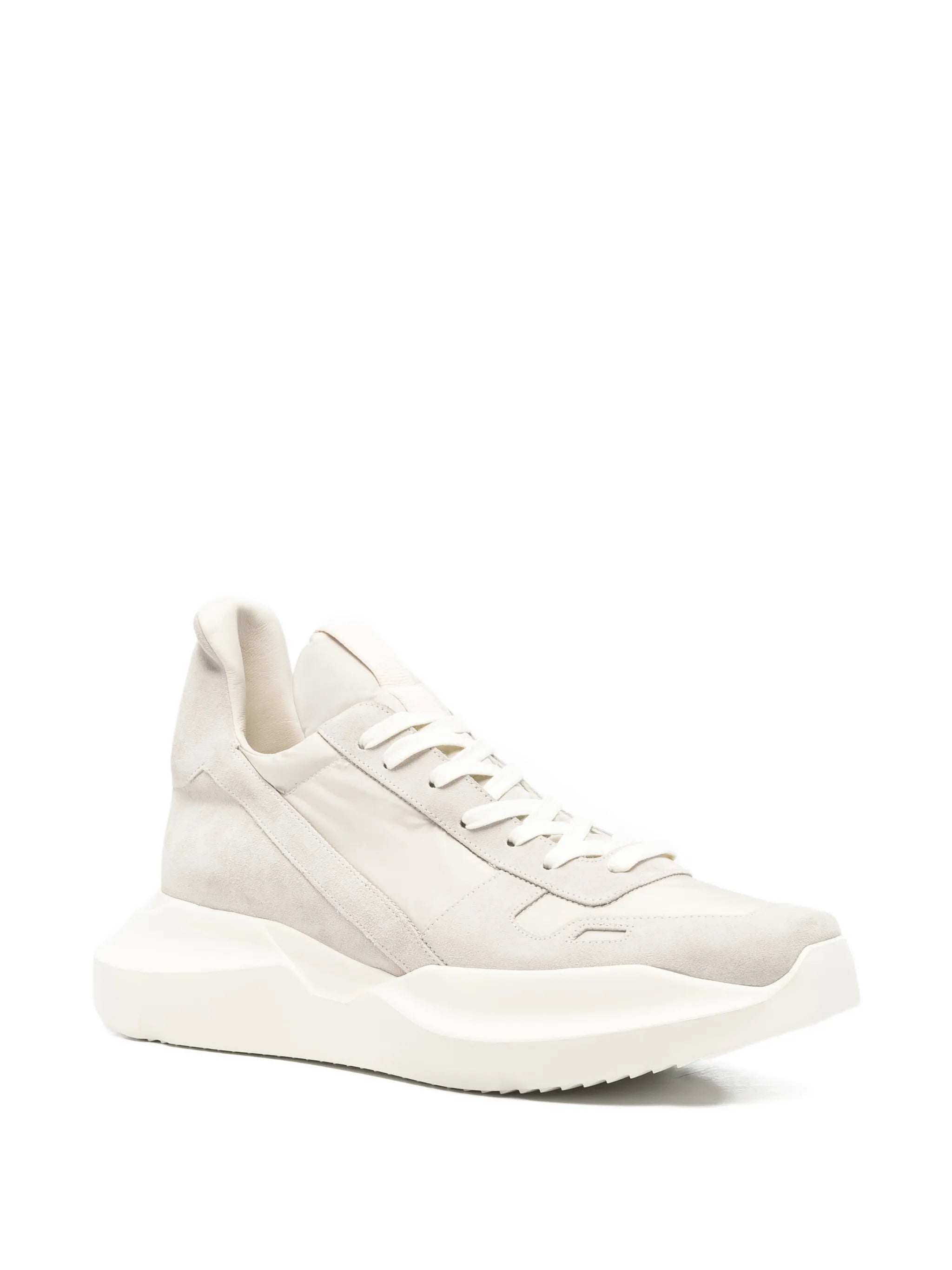 lace-up chunky sole sneakers