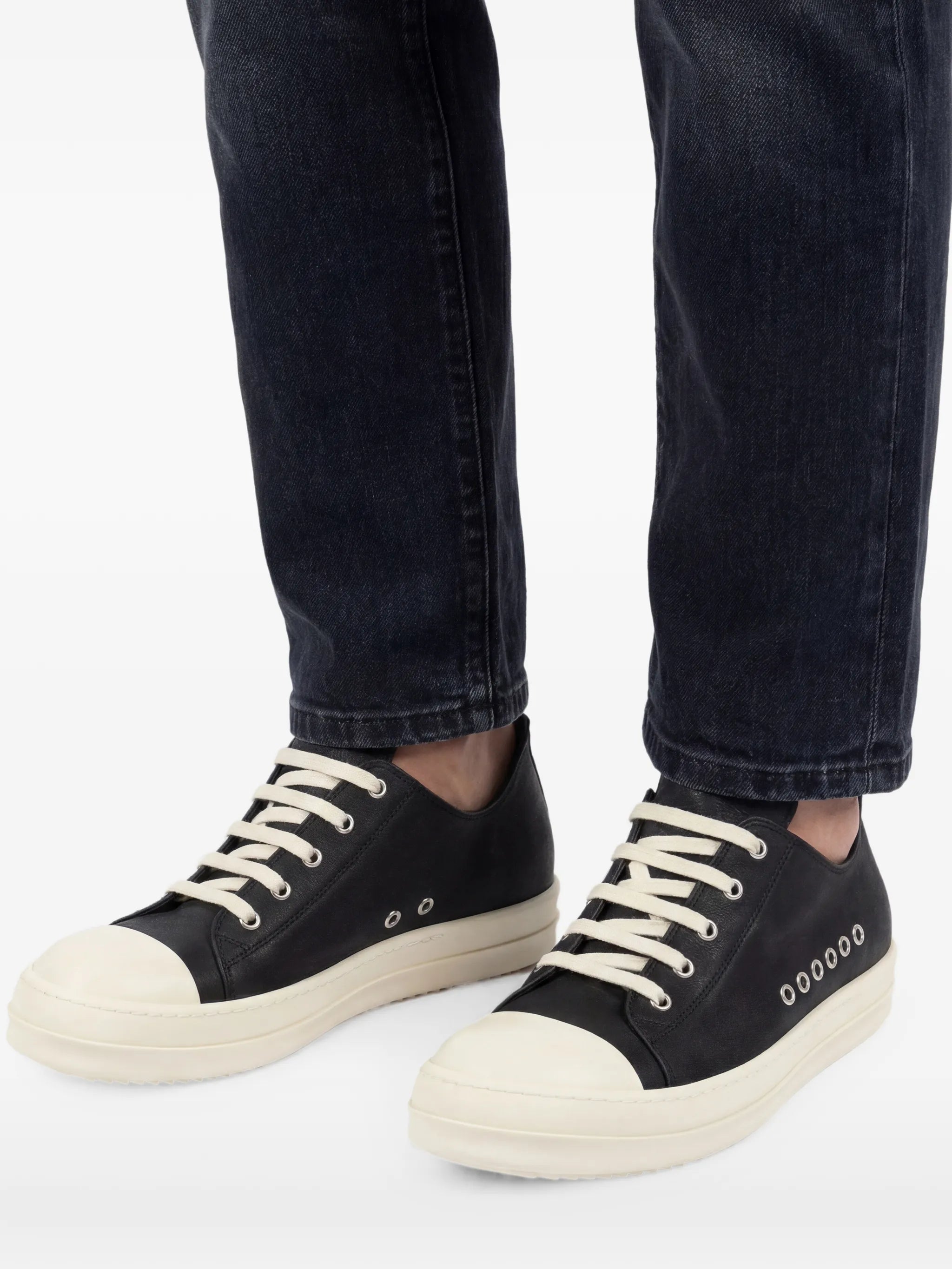 leather sneakers