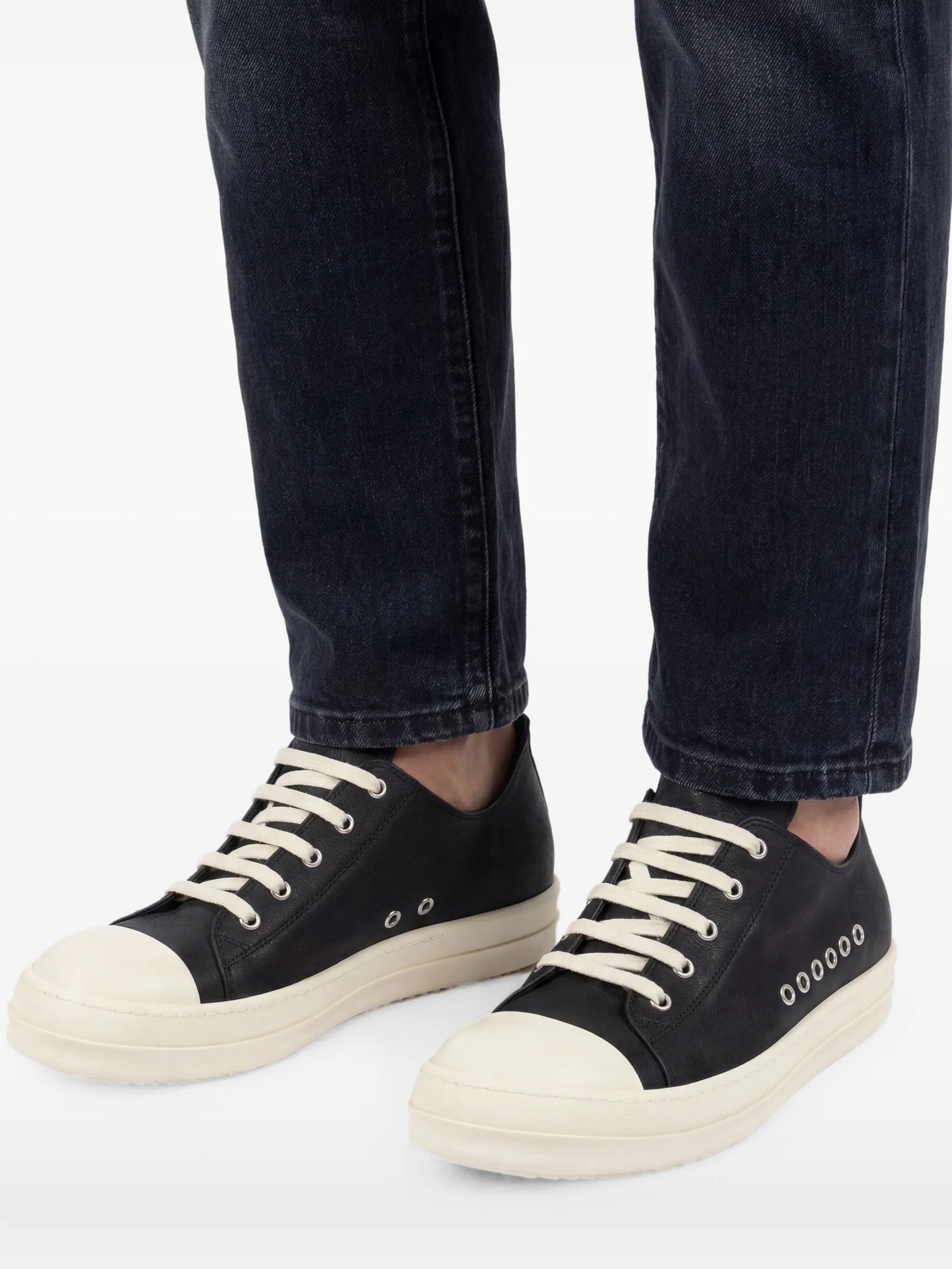 leather sneakers