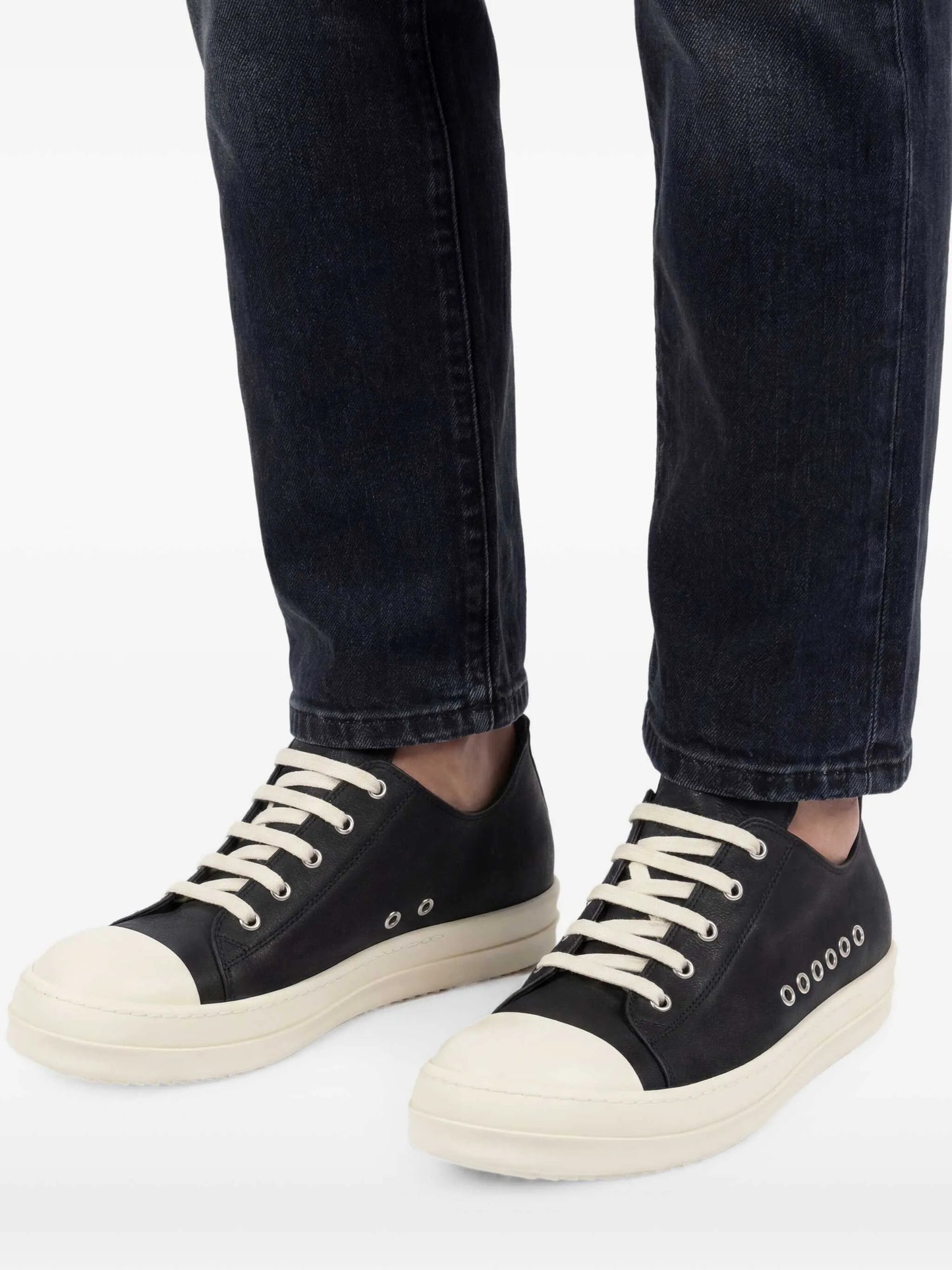 leather sneakers