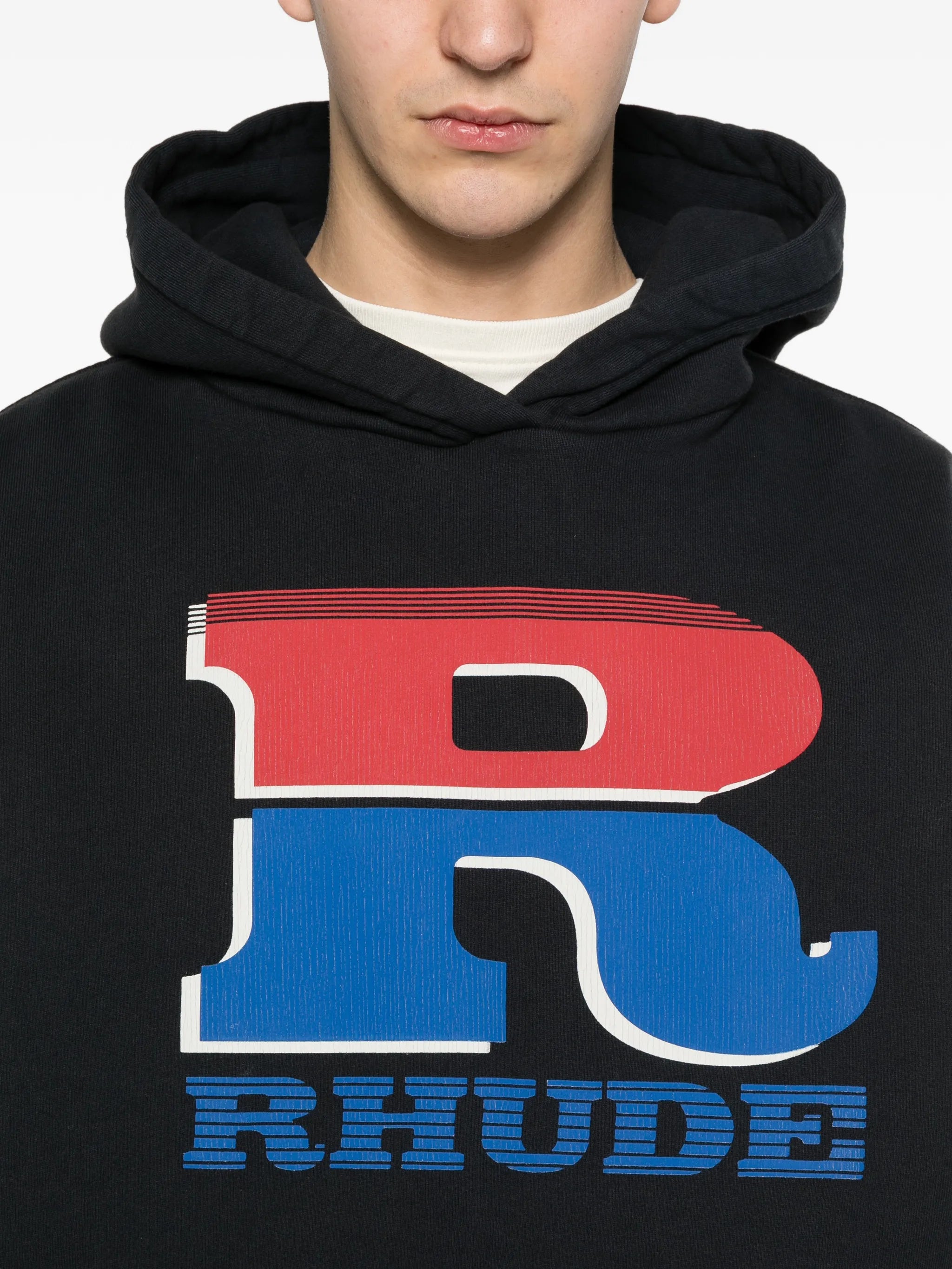 logo graphic hoodie