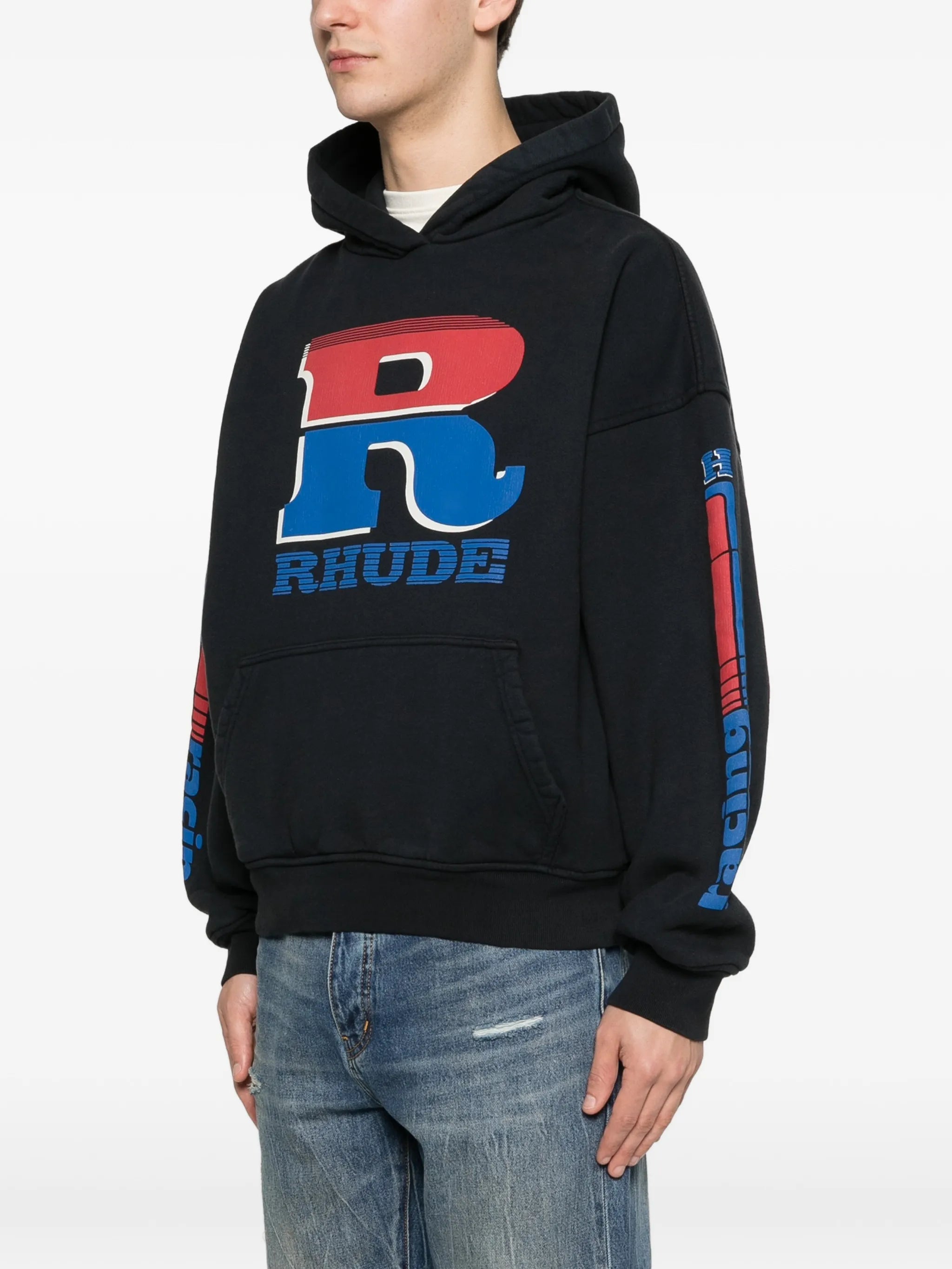 split petrol logo hoodie