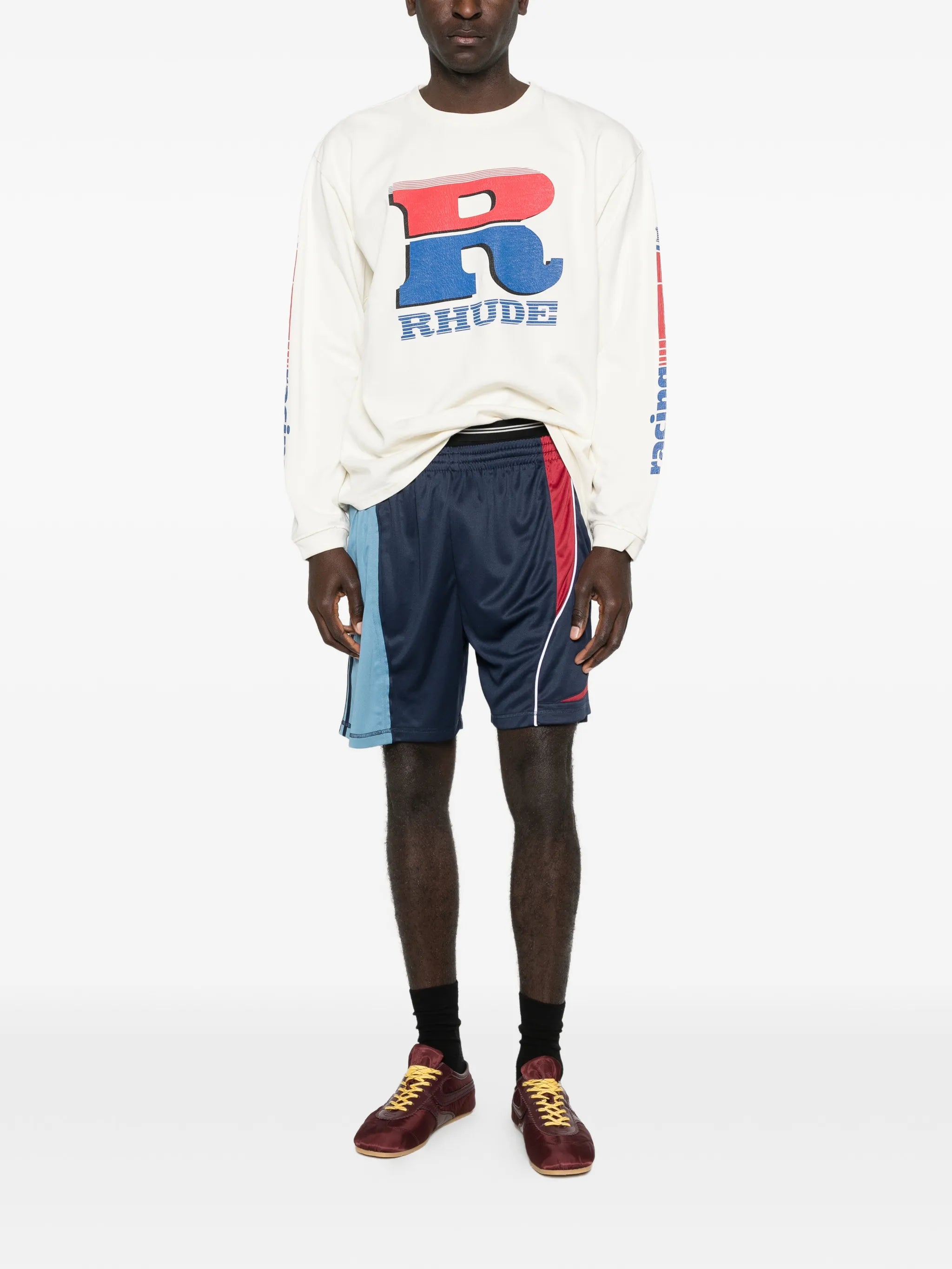 petrol logo long-sleeve T-shirt